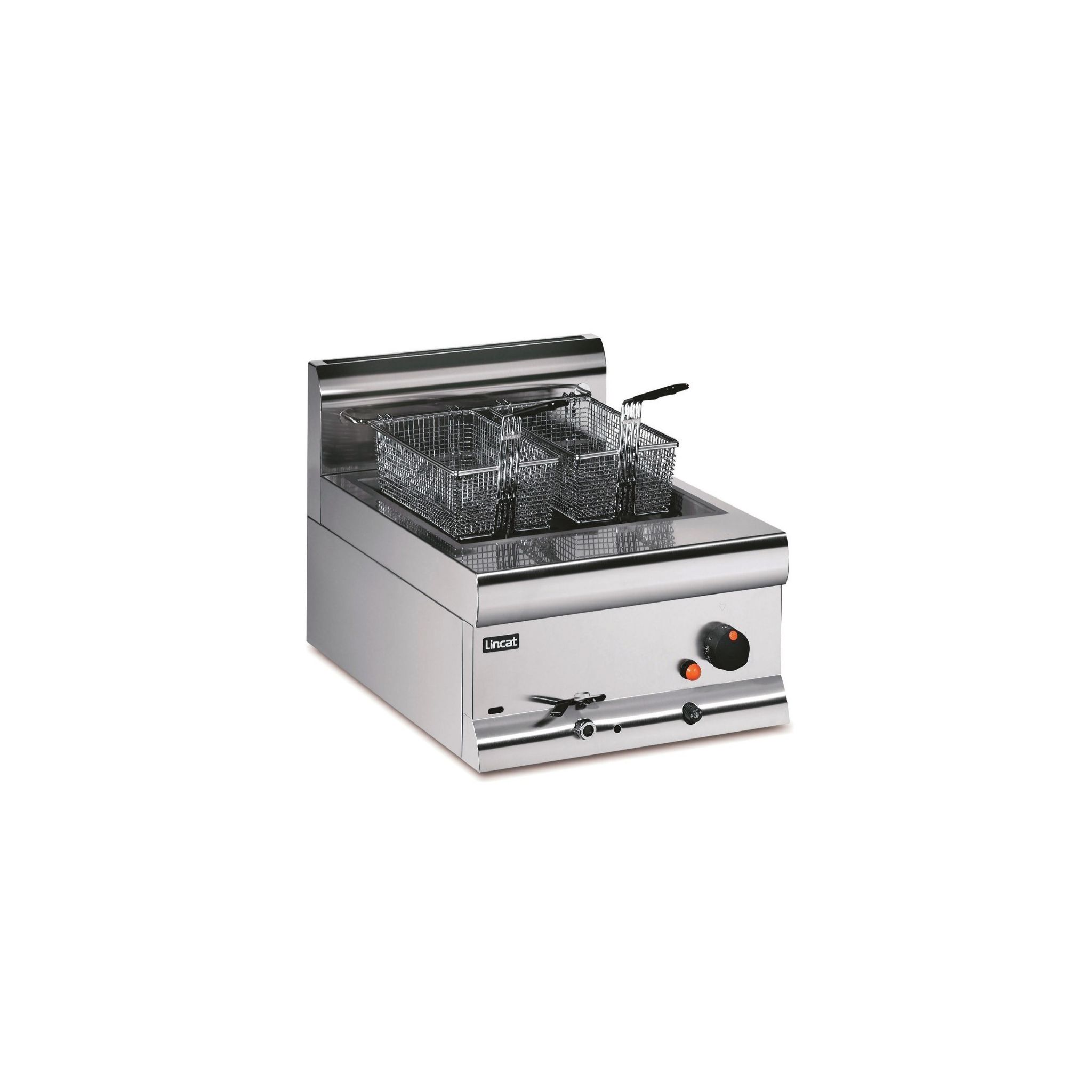 Lincat Silverlink 600 DF4/P 8 Ltr Propane Gas Countertop Single Tank Fryer (2 x Baskets)