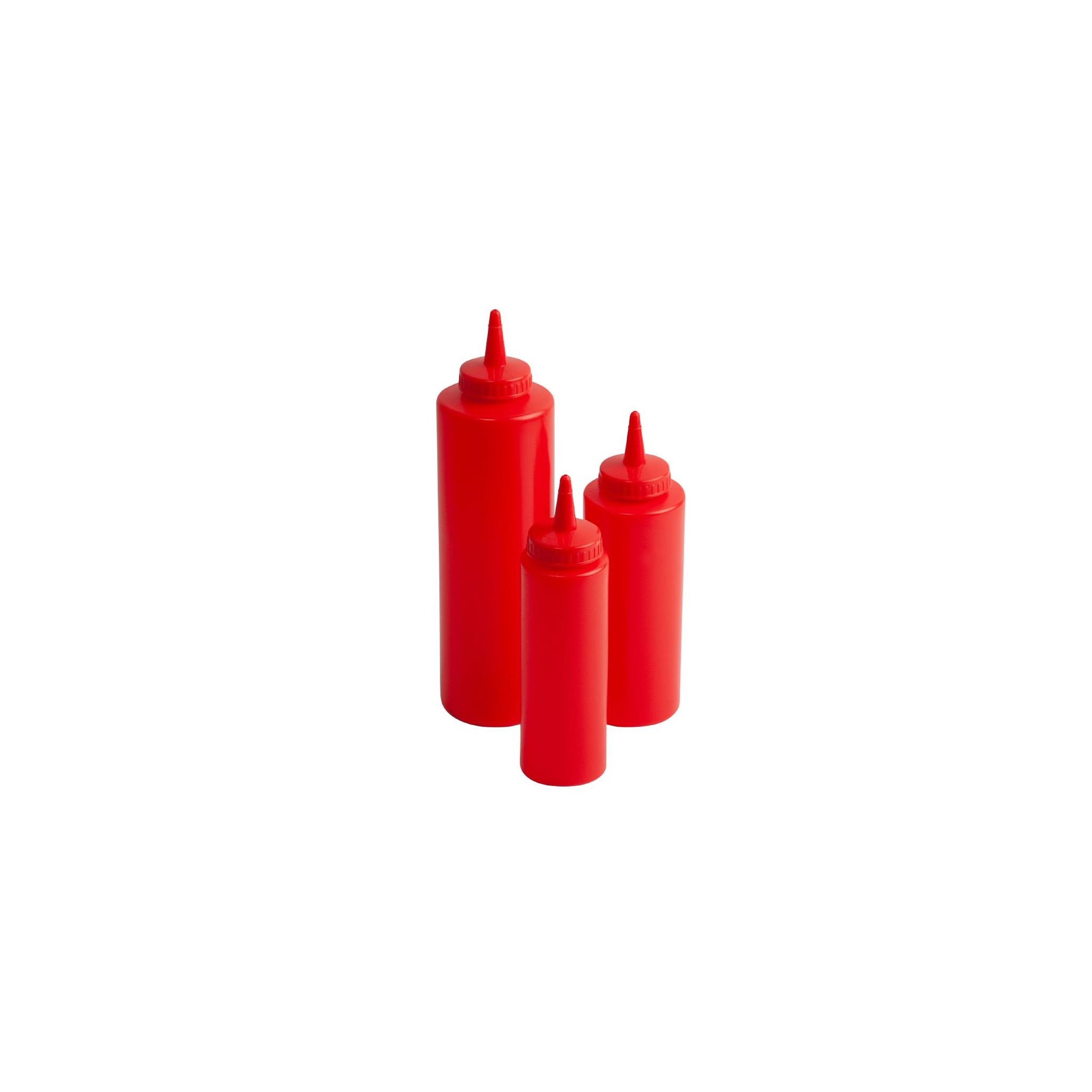 Signature Collection E2207 Squeeze Sauce Bottle Red 340ml