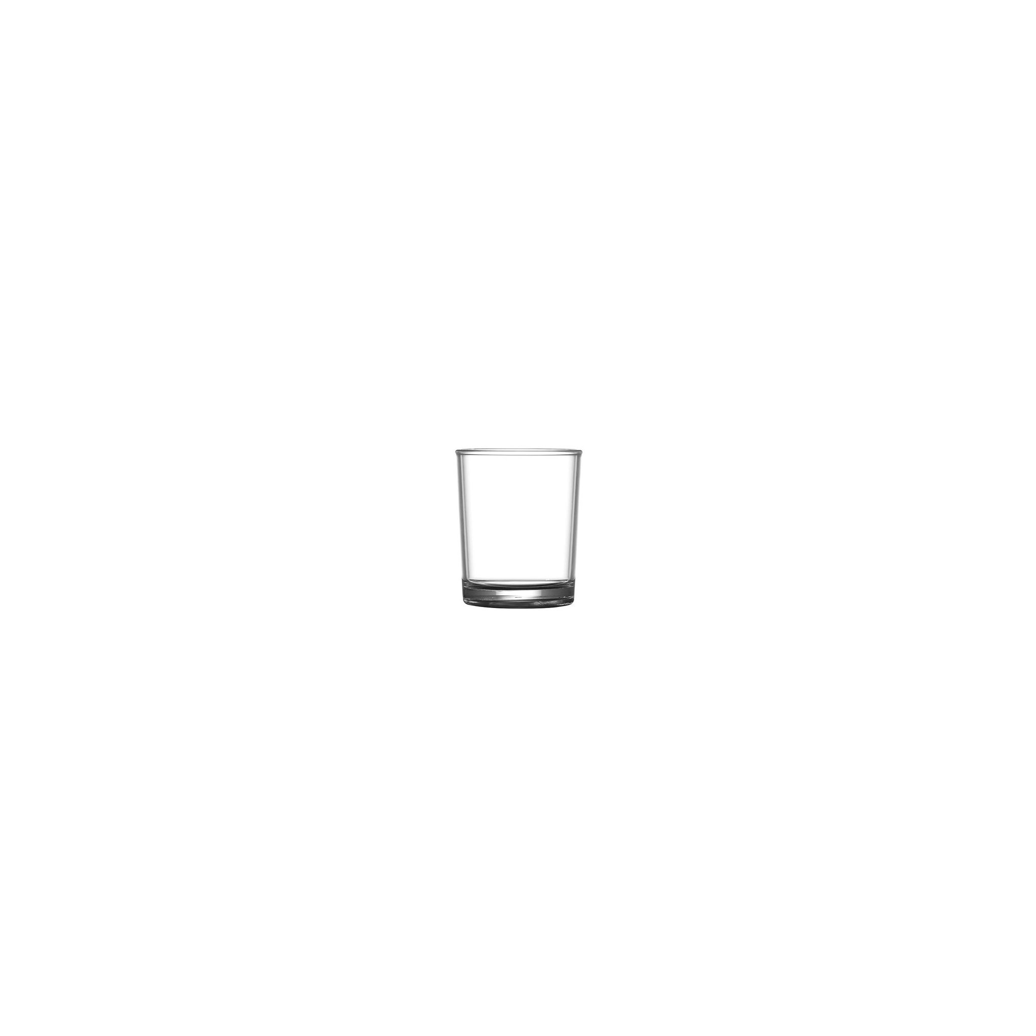 BBP C7159 Clear Premium Polycarbonate Rocks Tumbler 8oz 22.7cl (Pack of 1)