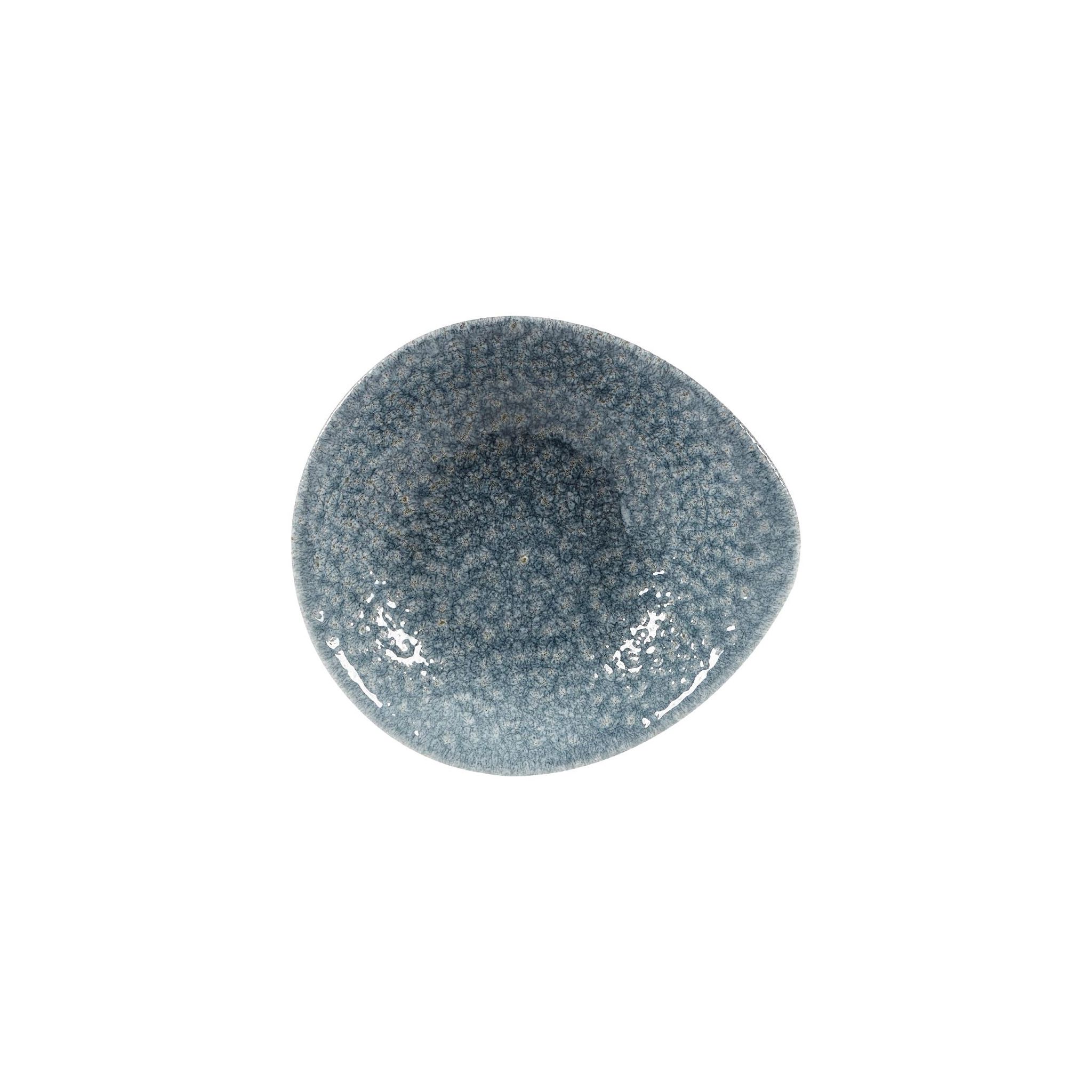 Churchill Studio Prints Raku DY940 Round Dish Topaz Blue 160mm (Pack of 12)