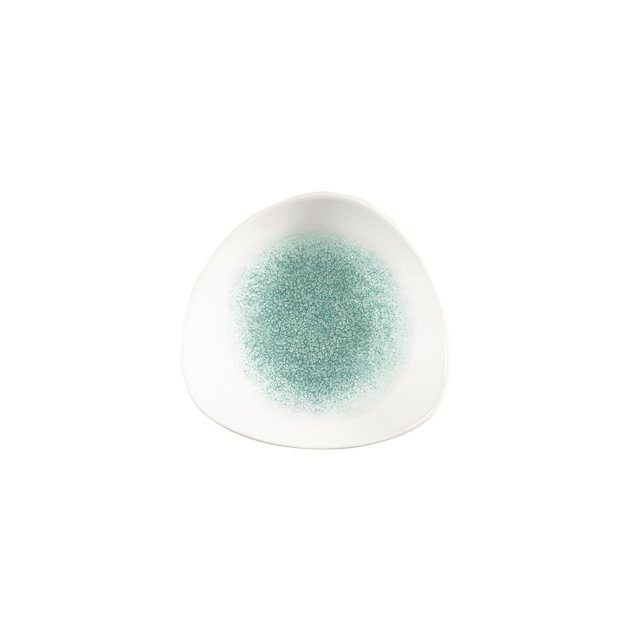 Churchill Studio Prints Raku FC139 Triangle Bowls Jade Green 185mm 370ml (Pack of 12)