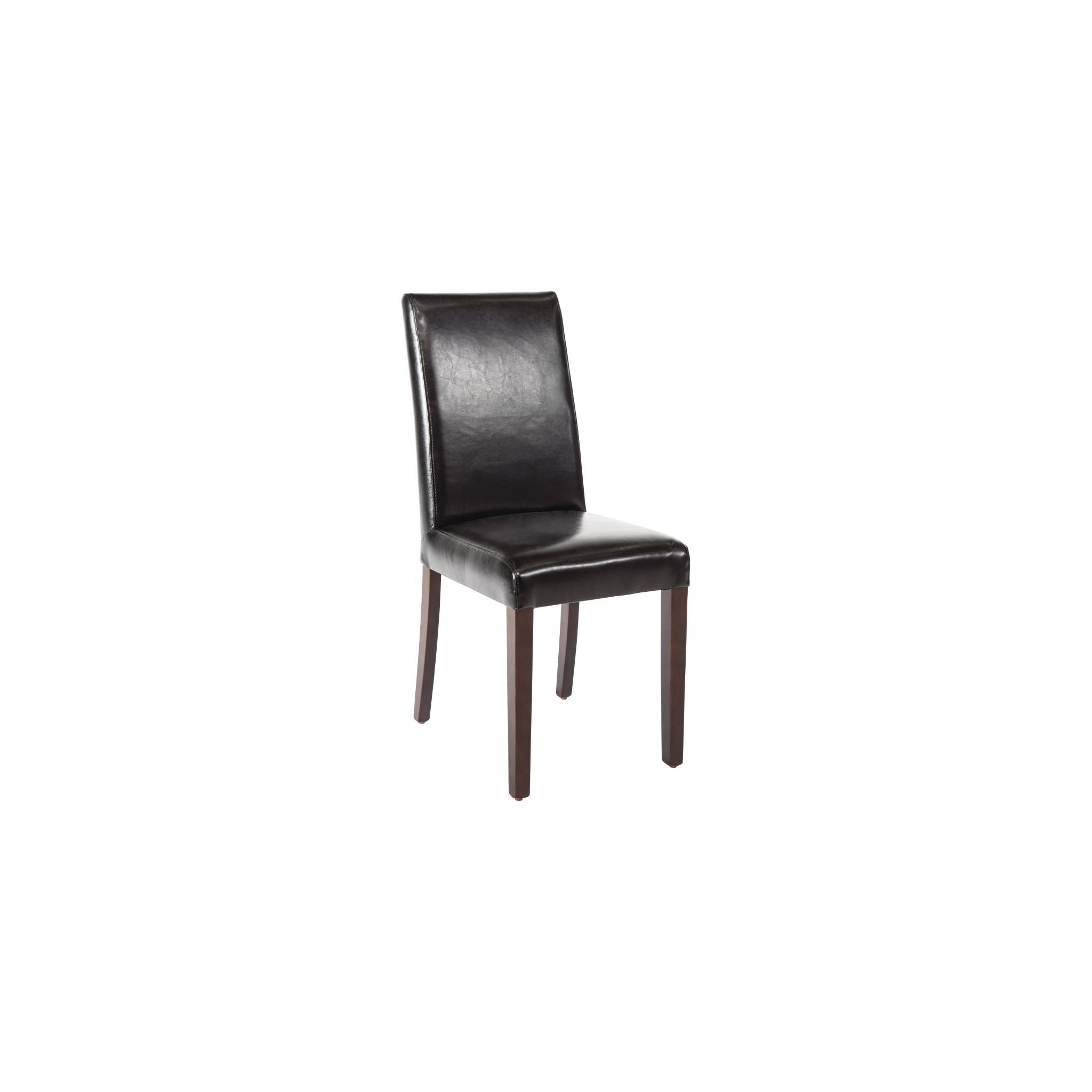 Bolero GF954 Faux Leather Dining Chair Black (Pack of 2)