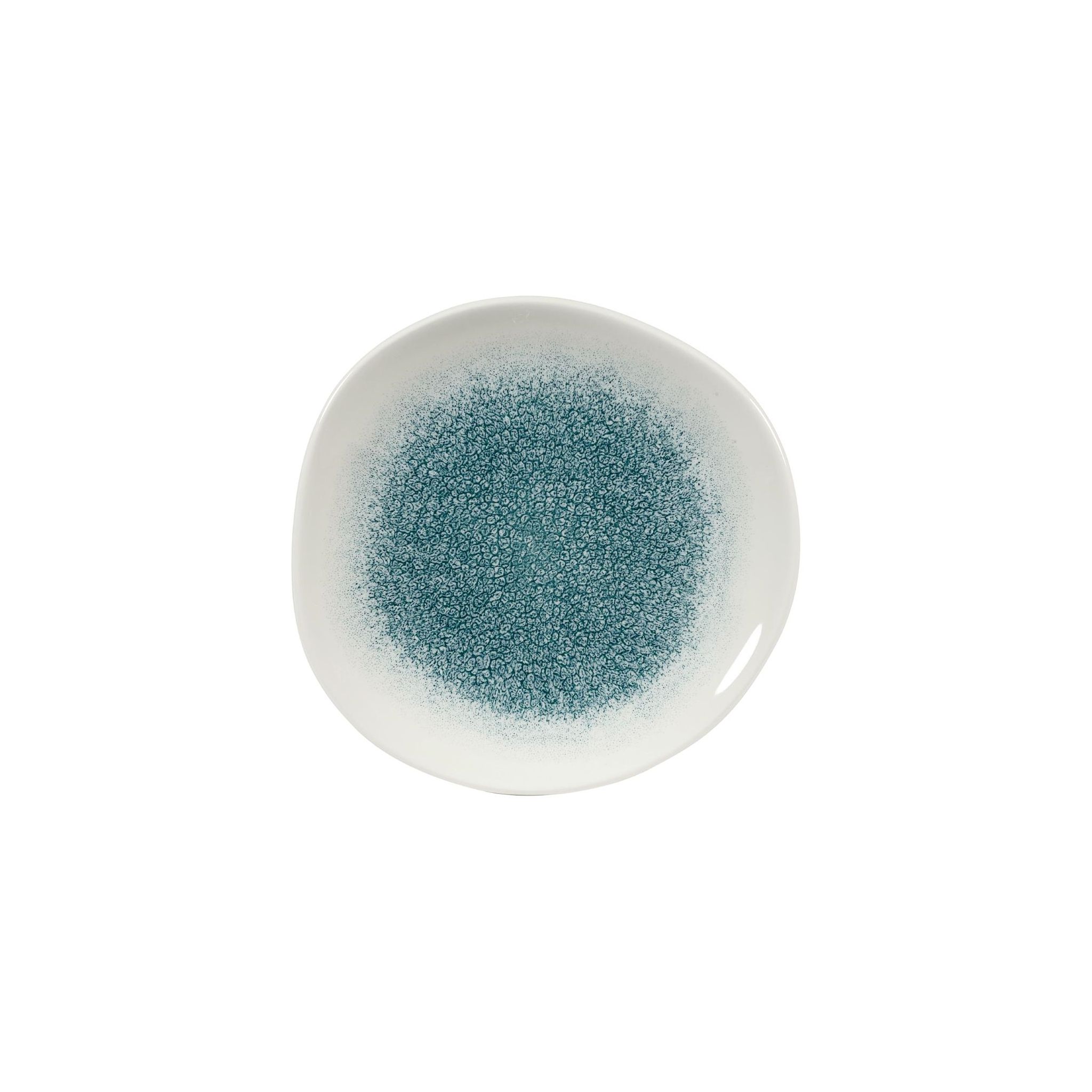 Churchill Studio Prints Raku DY497 Round Trace Plates Jade Green 186mm (Pack of 12)