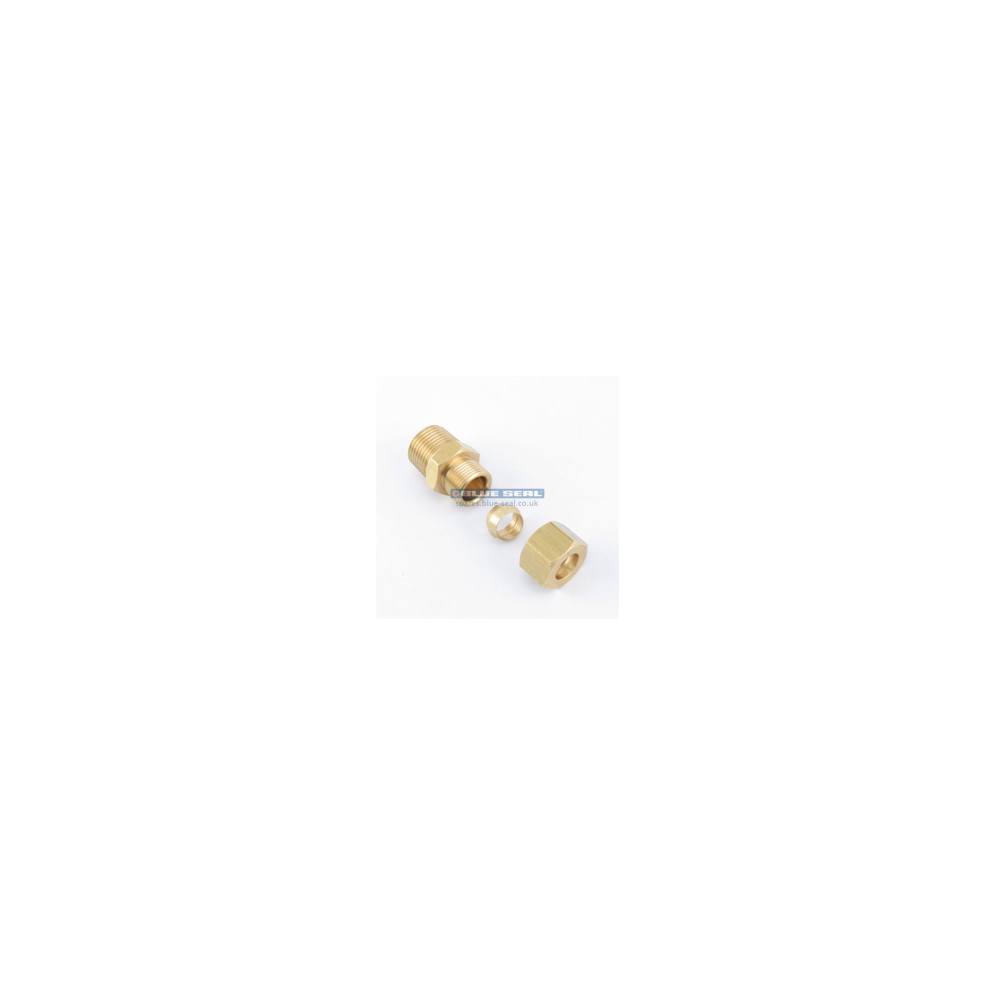 Blue Seal 021288 3/8" Straight Connector