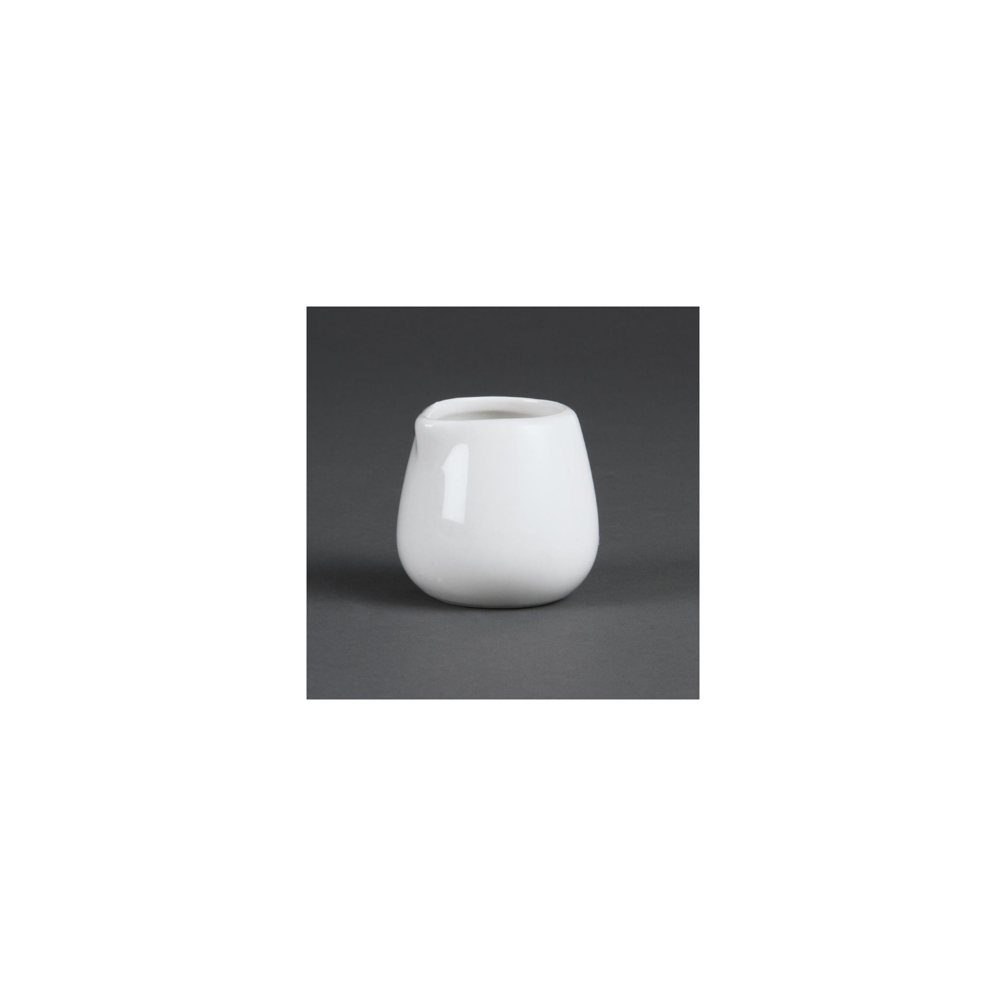 Olympia Whiteware SA324 Bulk Buy Cream and Milk Jugs 85ml (Pack of 24)