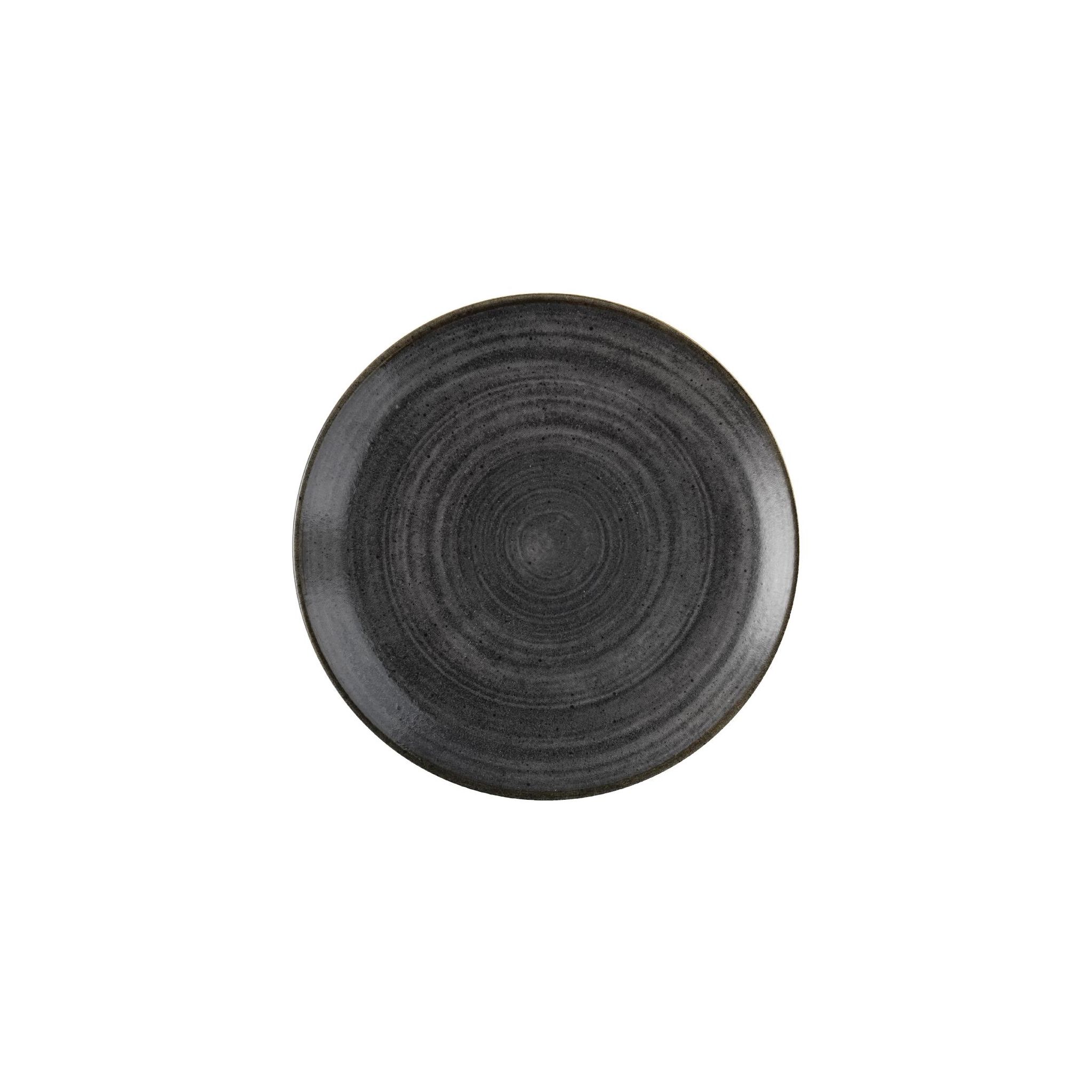Churchill Stonecast Raw Evolve FS837 Coupe Plates Black 260mm (Pack of 12)