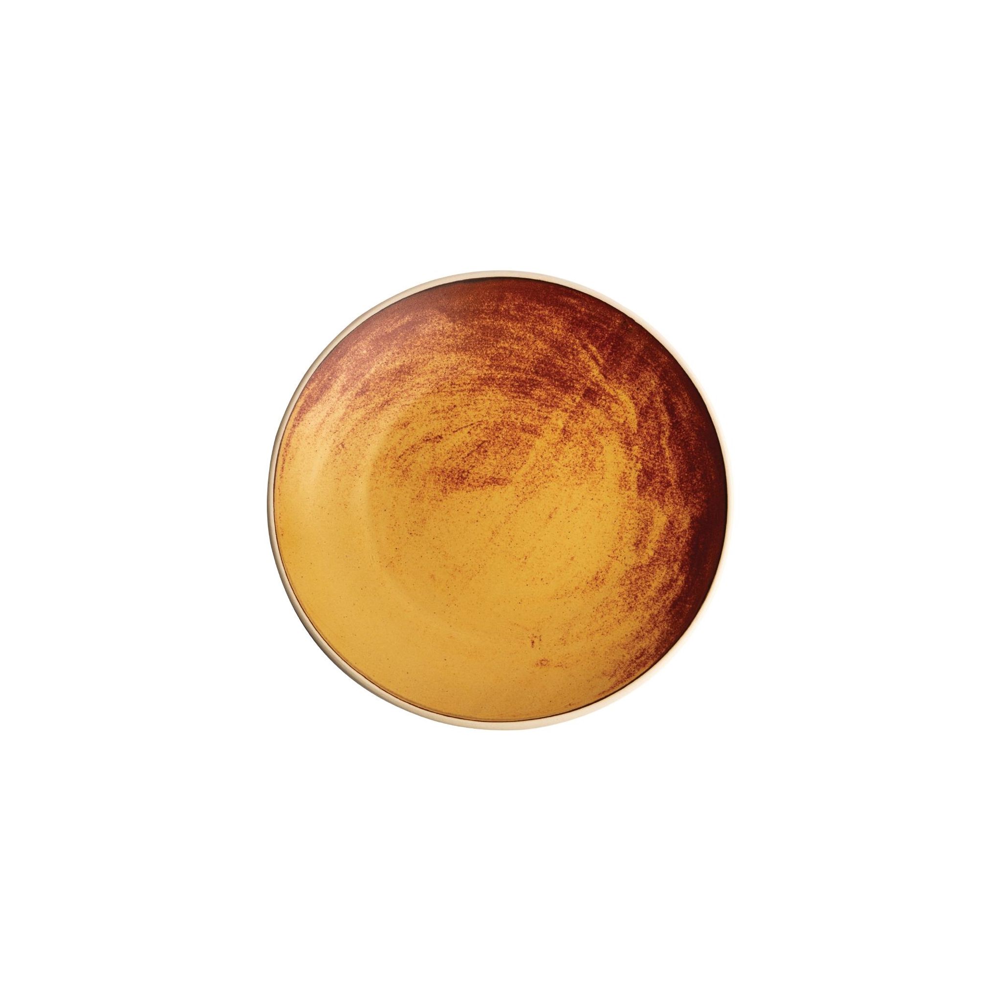 Olympia Canvas FA311 Concave Plate Sienna Rust 270mm (Pack of 6)