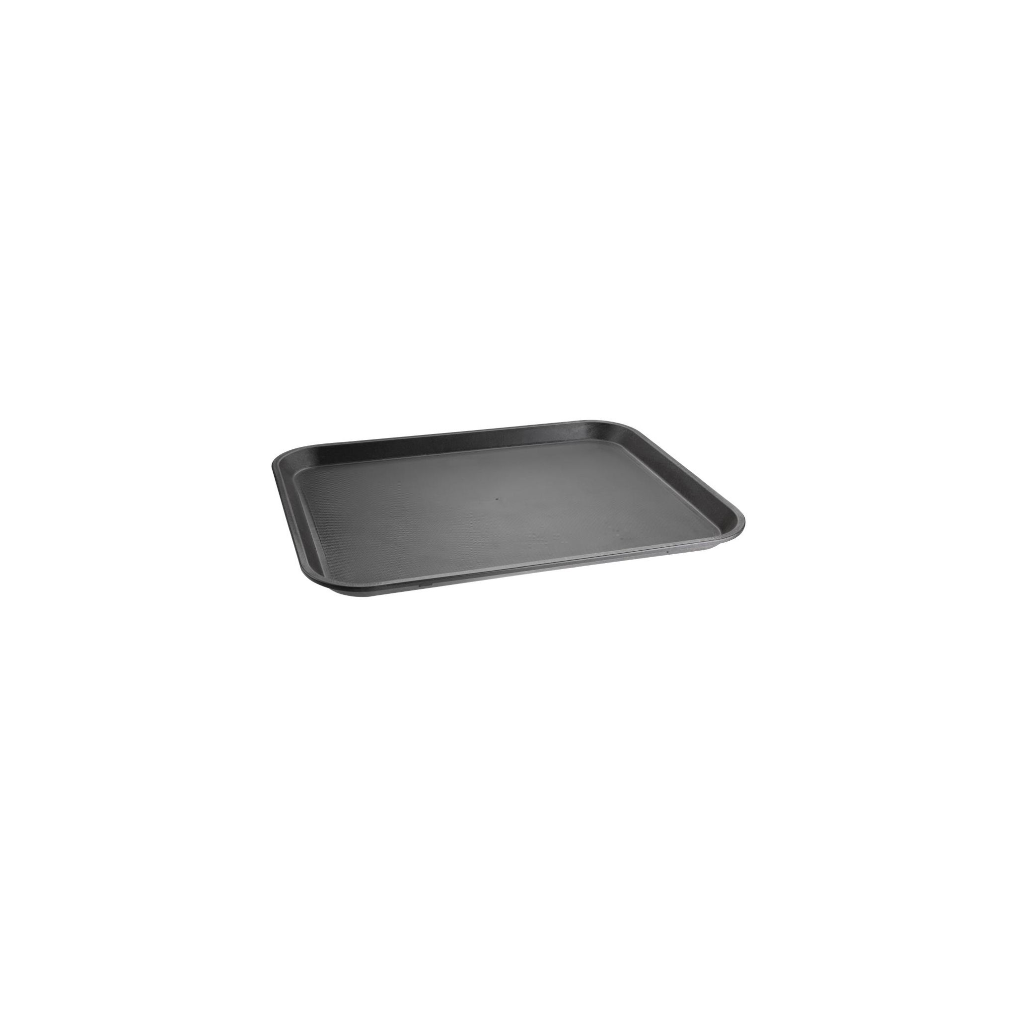 Olympia Kristallon GM238 Polypropylene Rectangular Non-Slip Tray Black 405mm