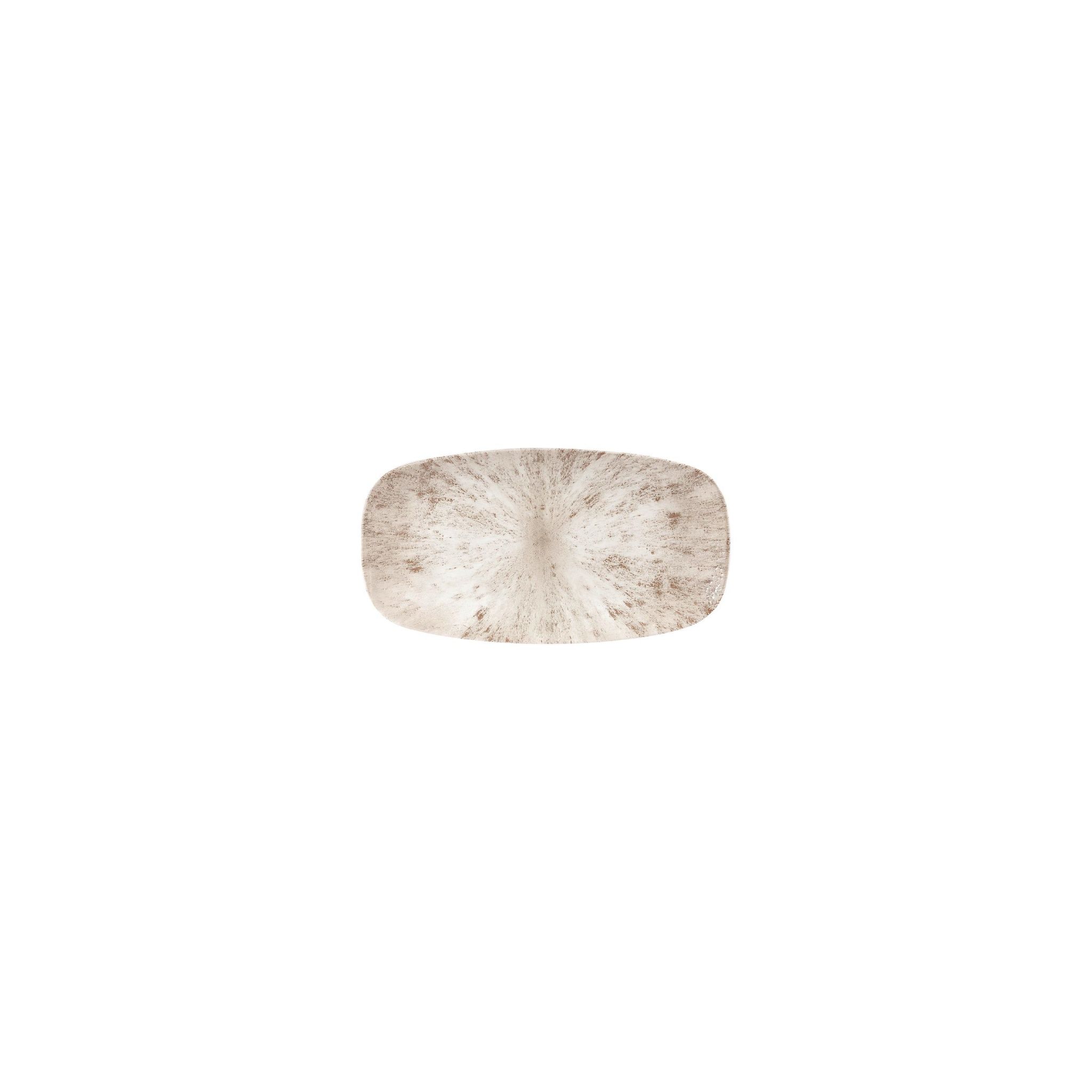Churchill Studio Prints Stone DW391 Rectangular Plates Agate Grey 189 x 355mm (Pack of 6)