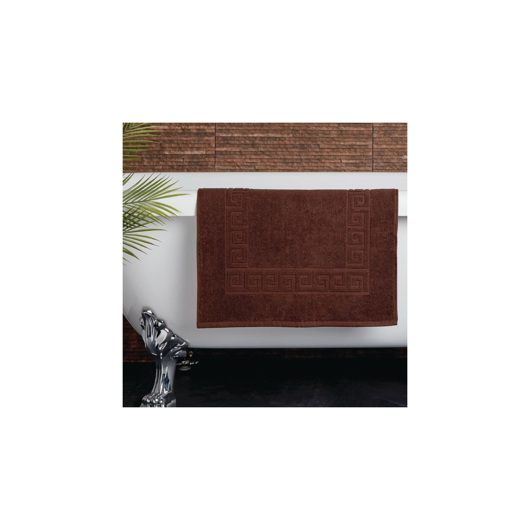 Mitre Essentials Nova GW353 Bath Mat Chocolate