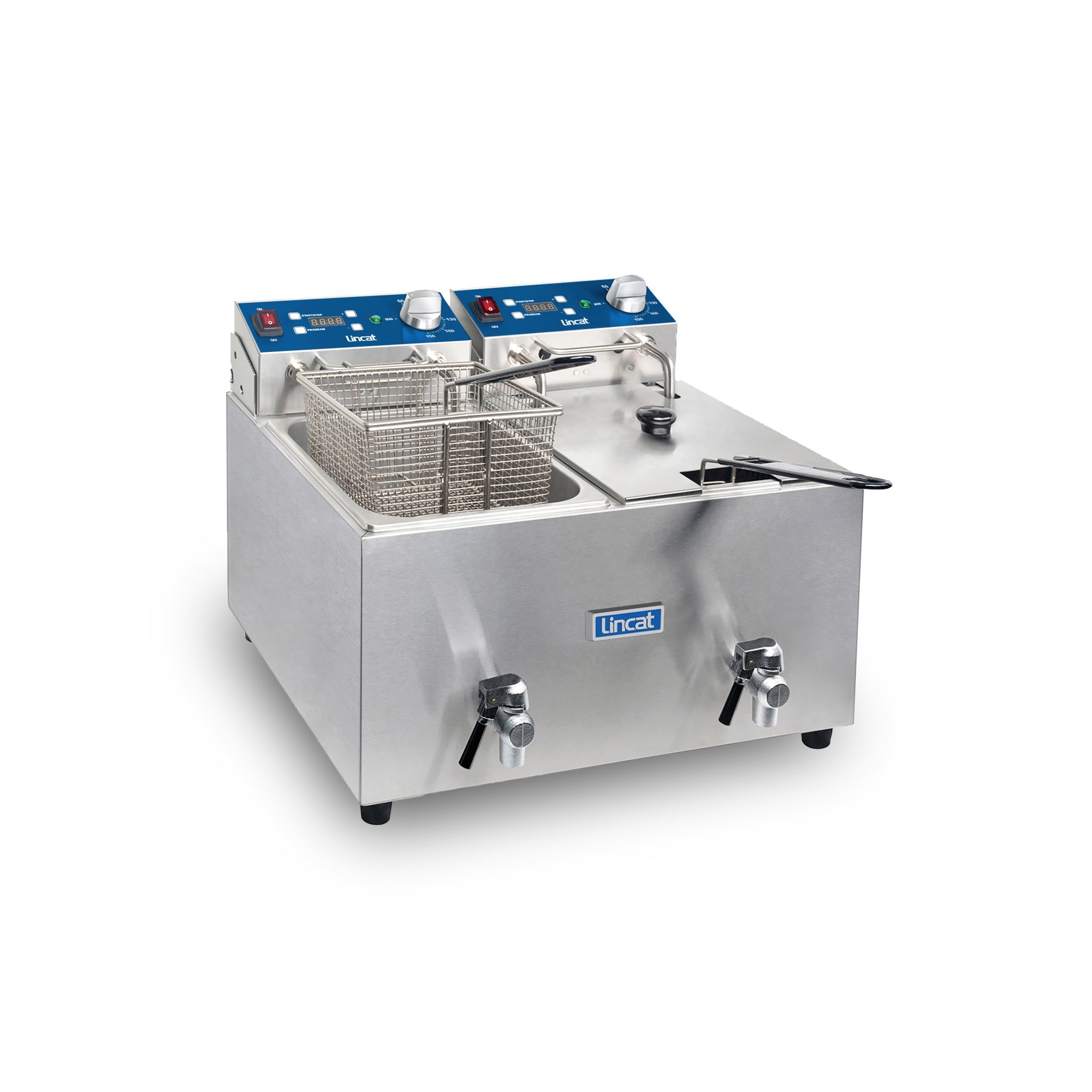 Lincat Lynx Prime LPDF2T 2 x 8 Ltr Electric Countertop Twin Tank Fryer (2 x Baskets)