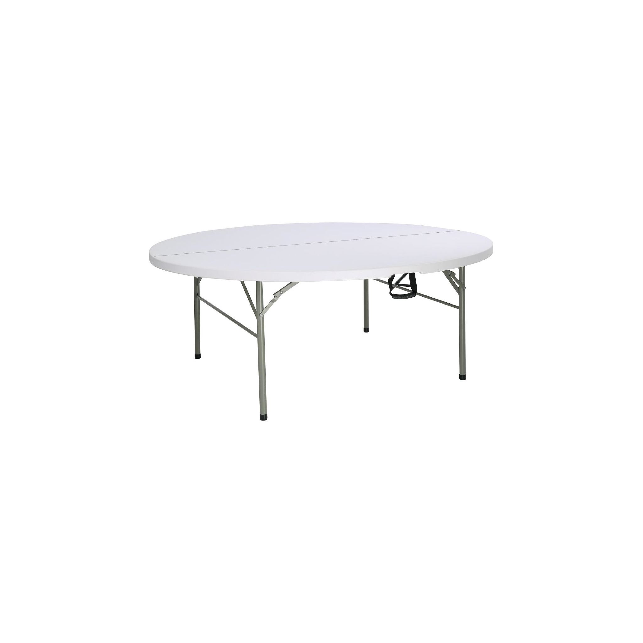 Bolero HC270 PE Centre Folding Table White 6ft