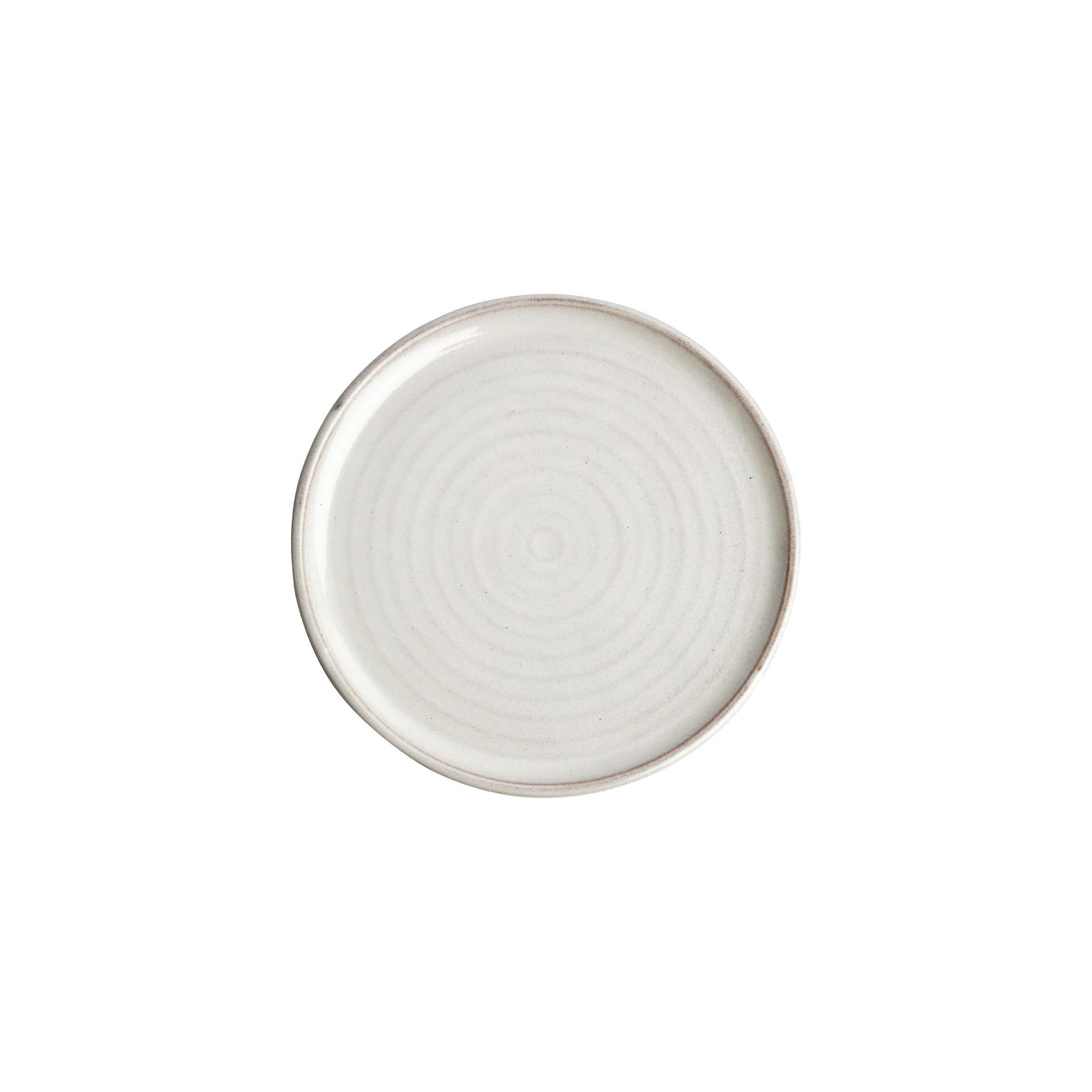 Olympia Canvas FA331 Small Rim Round Plate Murano White 265mm (Pack of 6)