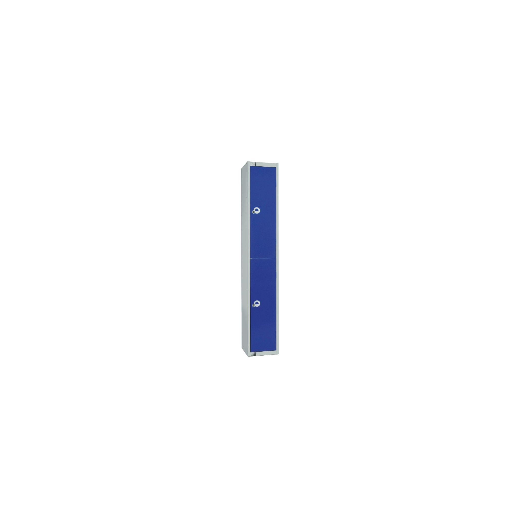 Elite Lockers W945-C Double Door Camlock Locker Blue