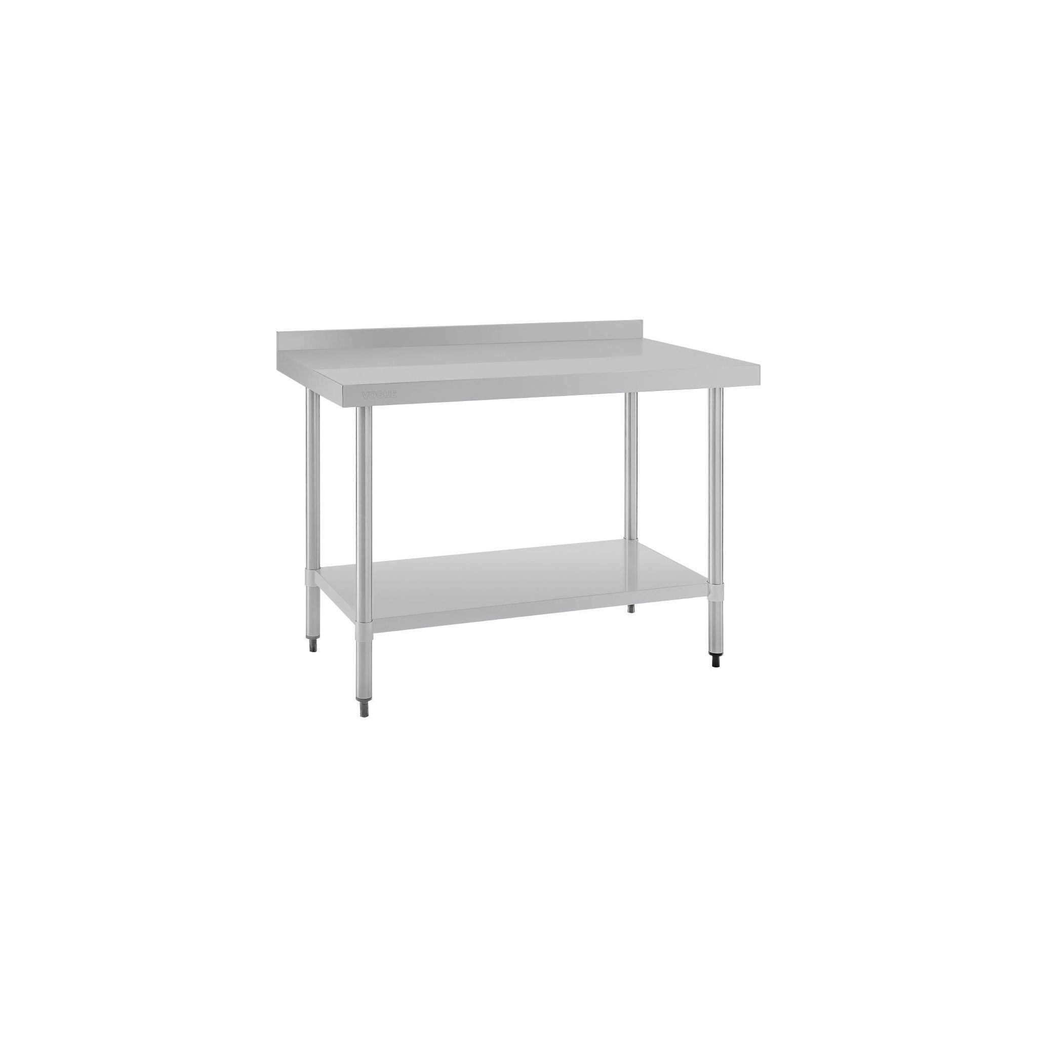 Vogue GJ507 1200w x 700d mm Stainless Steel Wall Table with One Undershelf
