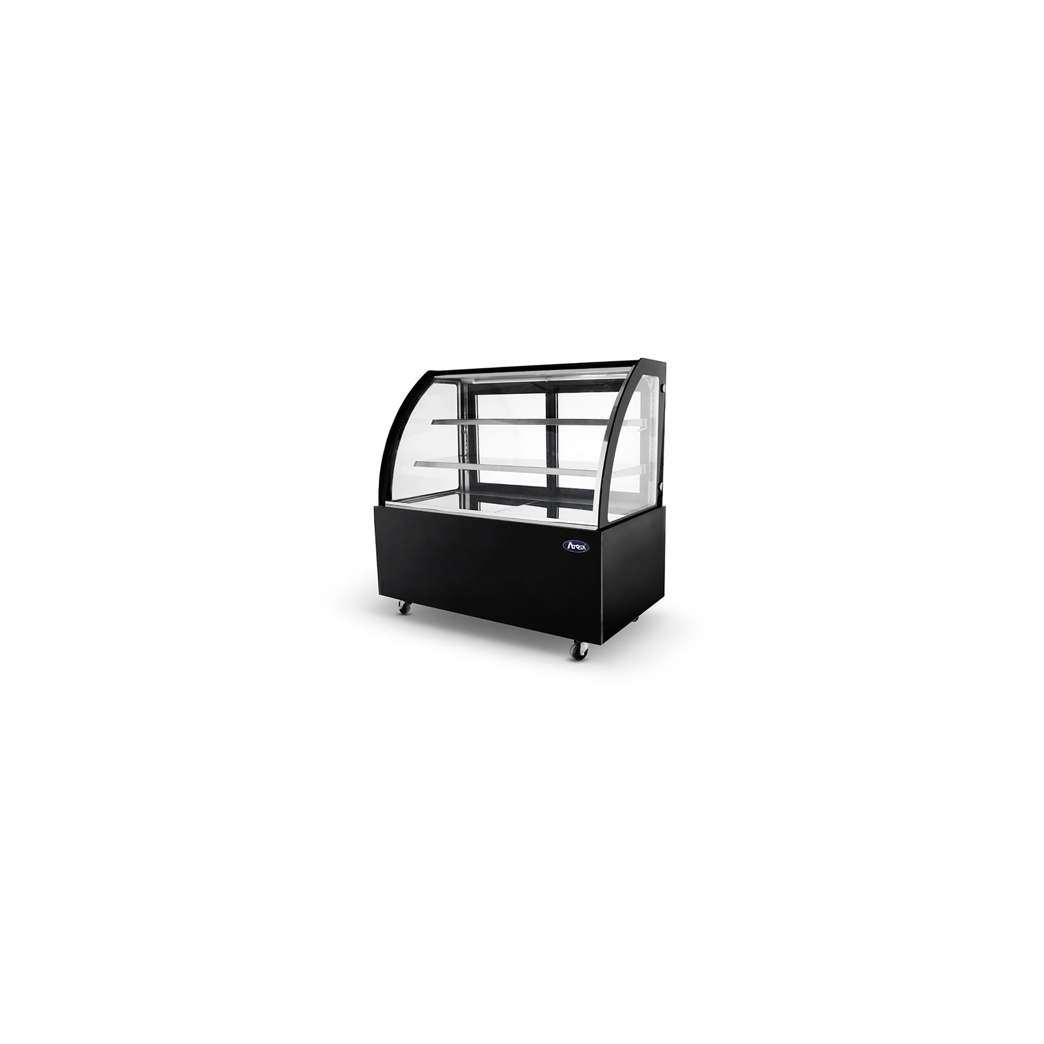 Atosa WDG126D 1200mm Wide Curved Glass Patisserie Serve Over Counter Display Fridge