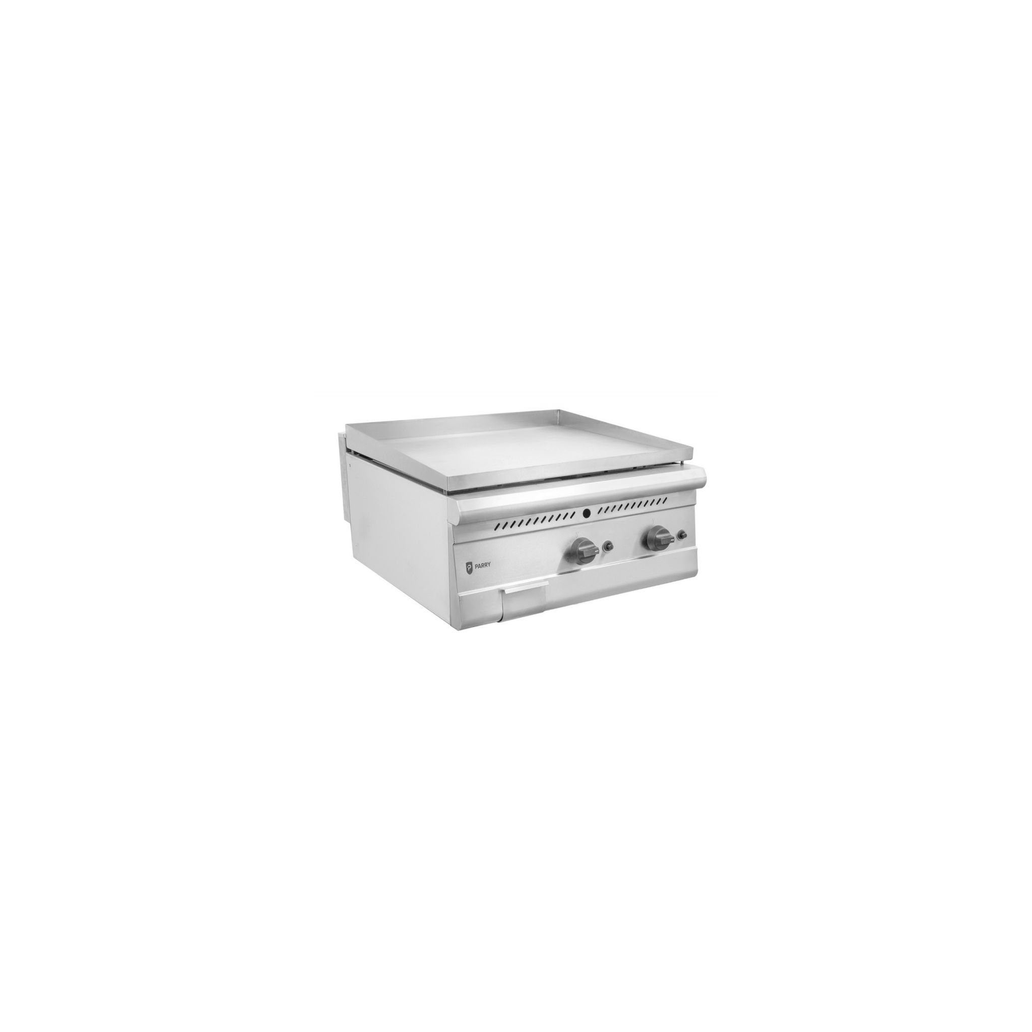 Parry PGG6/N Natural Gas Countertop Polished Steel Plate Griddle