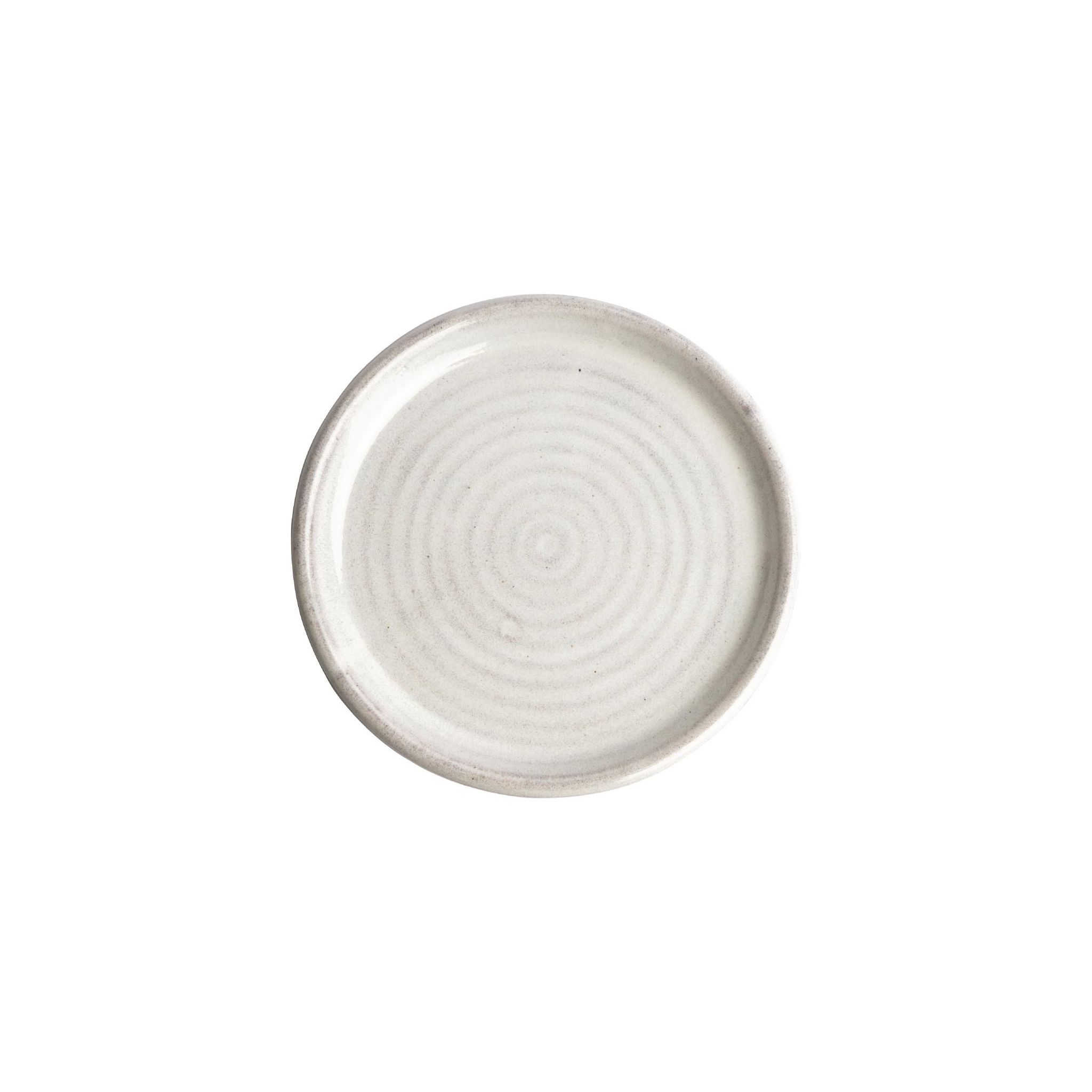 Olympia Canvas FA330 Small Rim Round Plate Murano White 180mm (Pack of 6)