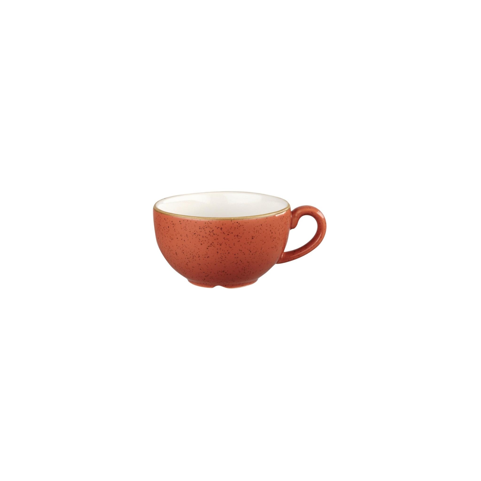 Churchill Stonecast DK549 Cappuccino Cups Spiced Orange 236ml (Pack of 12)