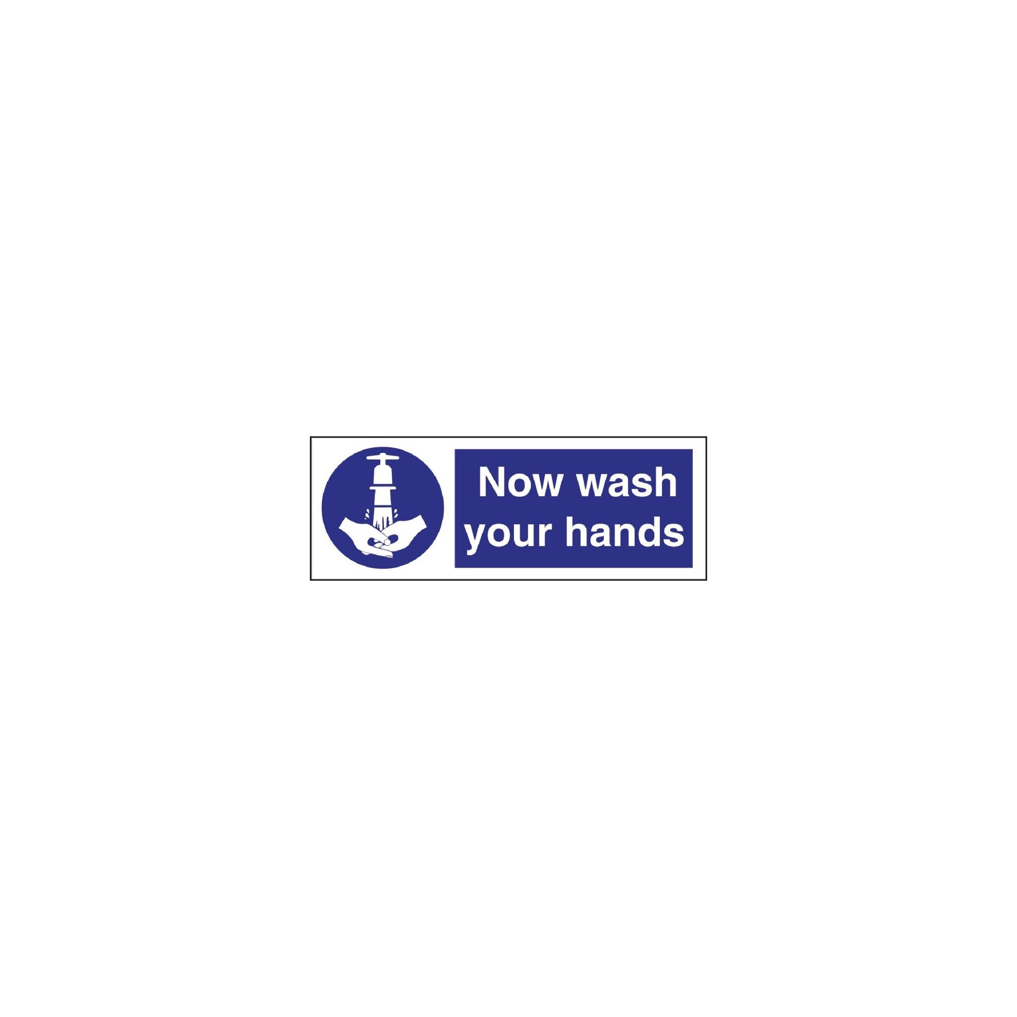 Vogue L957 Now Wash Your Hands Symbol Sign