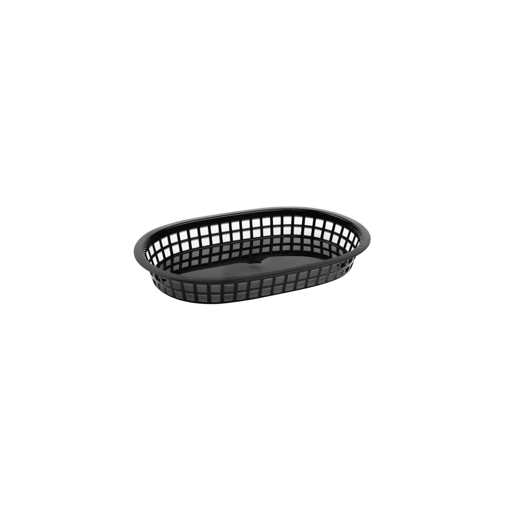 Olympia GH969 Polypropylene Oval Food Basket Black (Pack of 6)