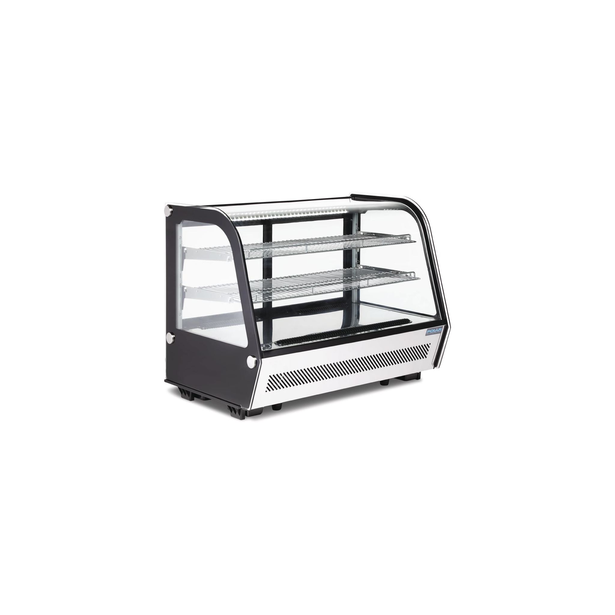 Polar G-Series GP291 160 Ltr Countertop Energy Efficient Curved Glass Refrigerated Display Case
