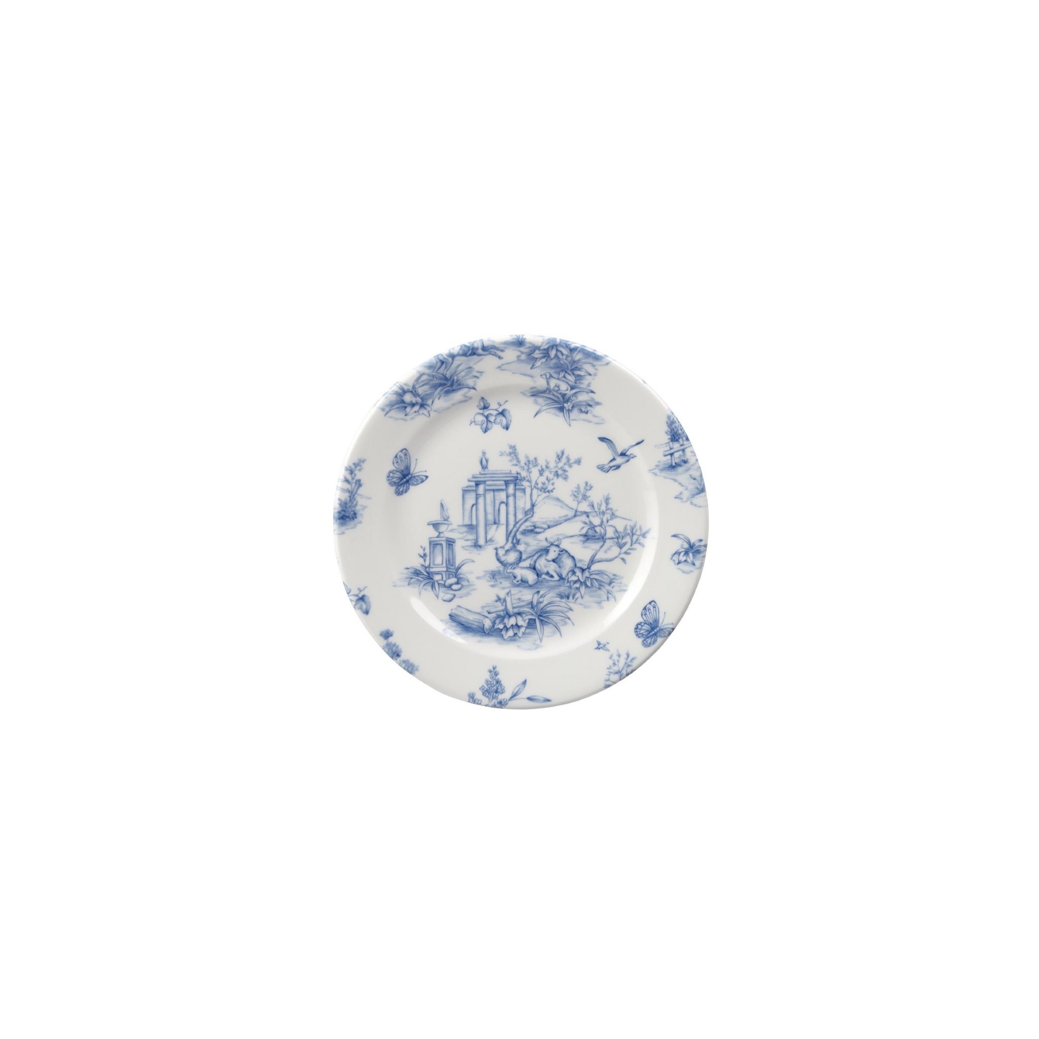 Churchill Vintage Prints GF616 Tea Plates Prague Toile Print 170mm (Pack of 6)