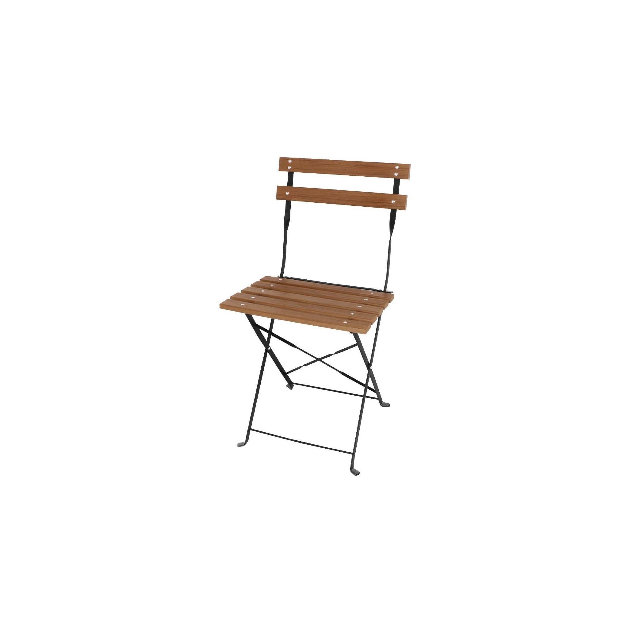 Bolero GJ766 Faux Wood Bistro Chair (Pack 2)