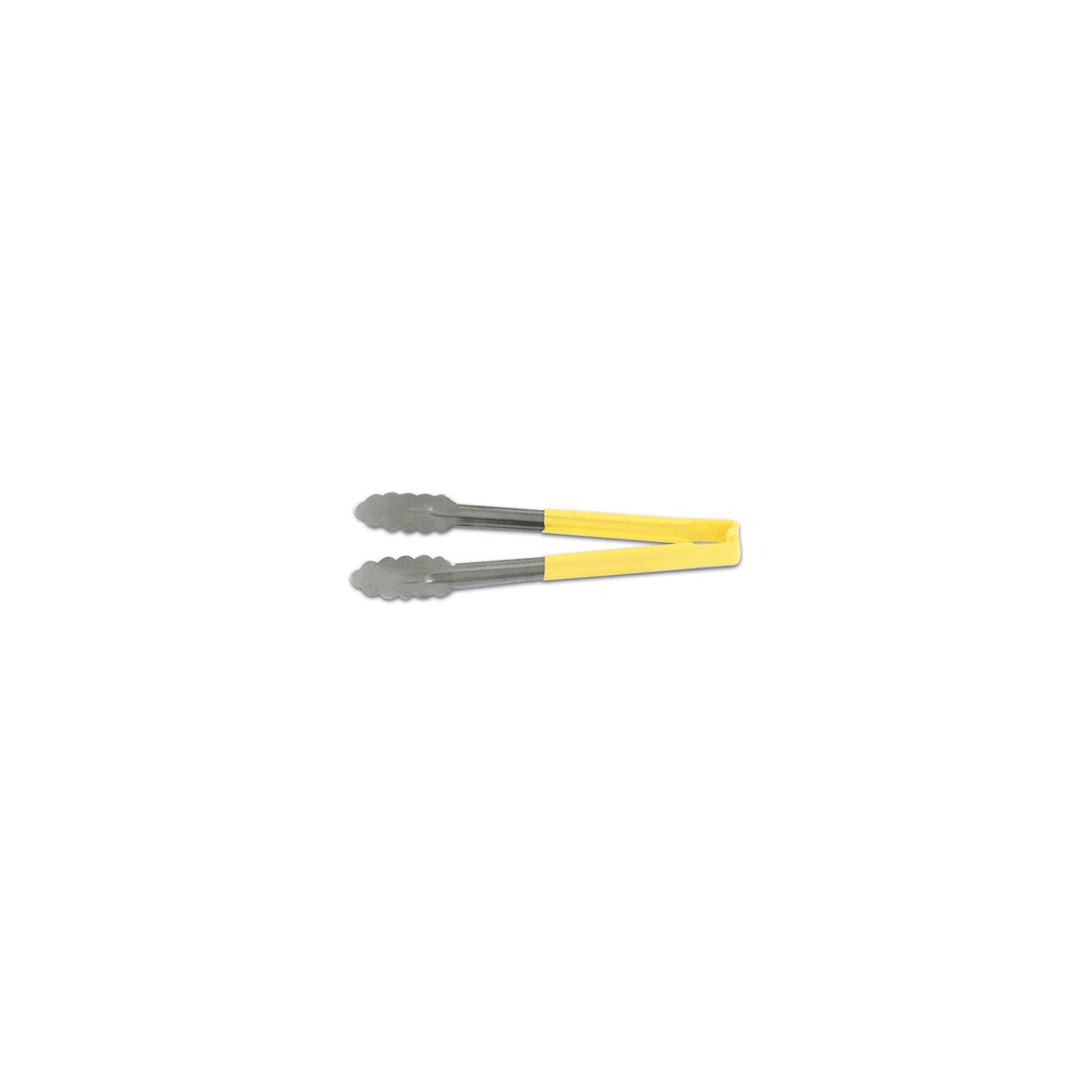 Prepara E7102Y Stainless Steel Springless Tongs Yellow 300mm