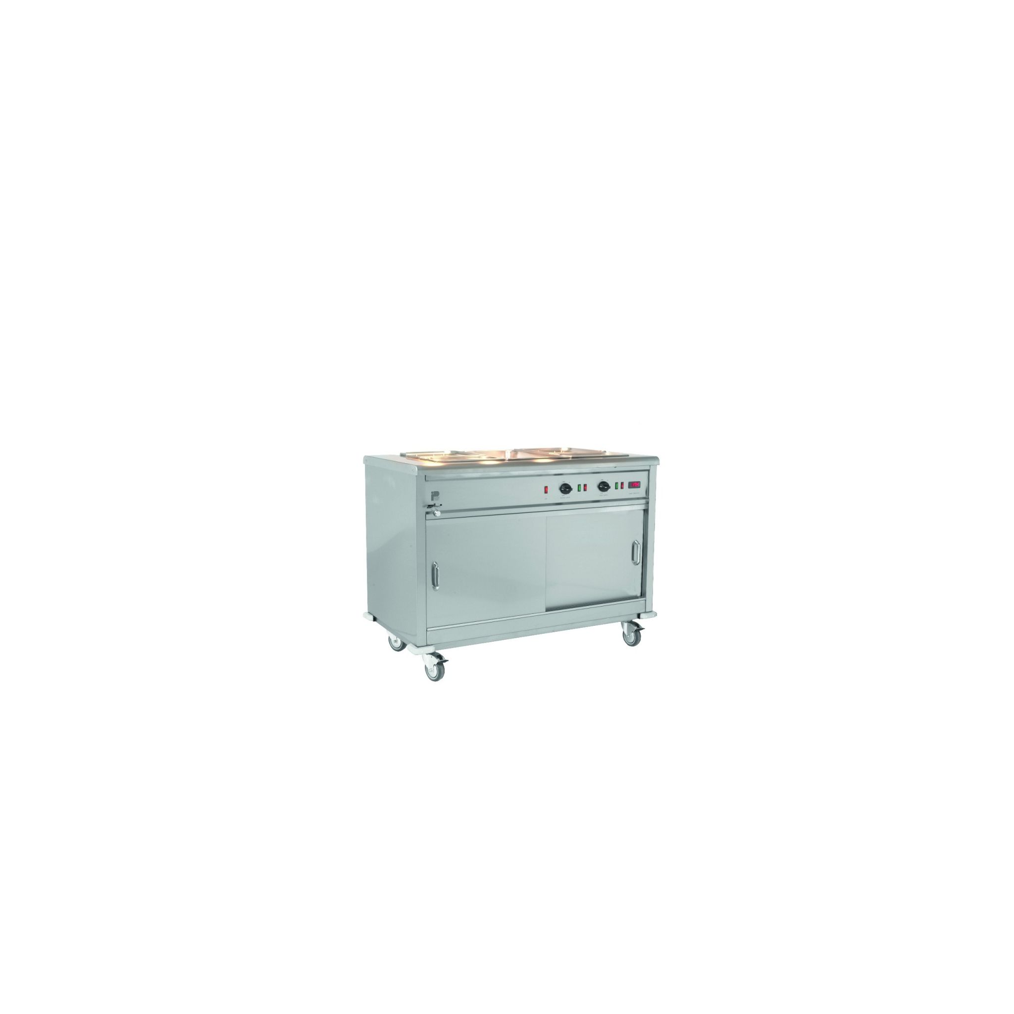 Parry MSB15 1590mm Wide Mobile Hot Cupboard With Bain Marie Top