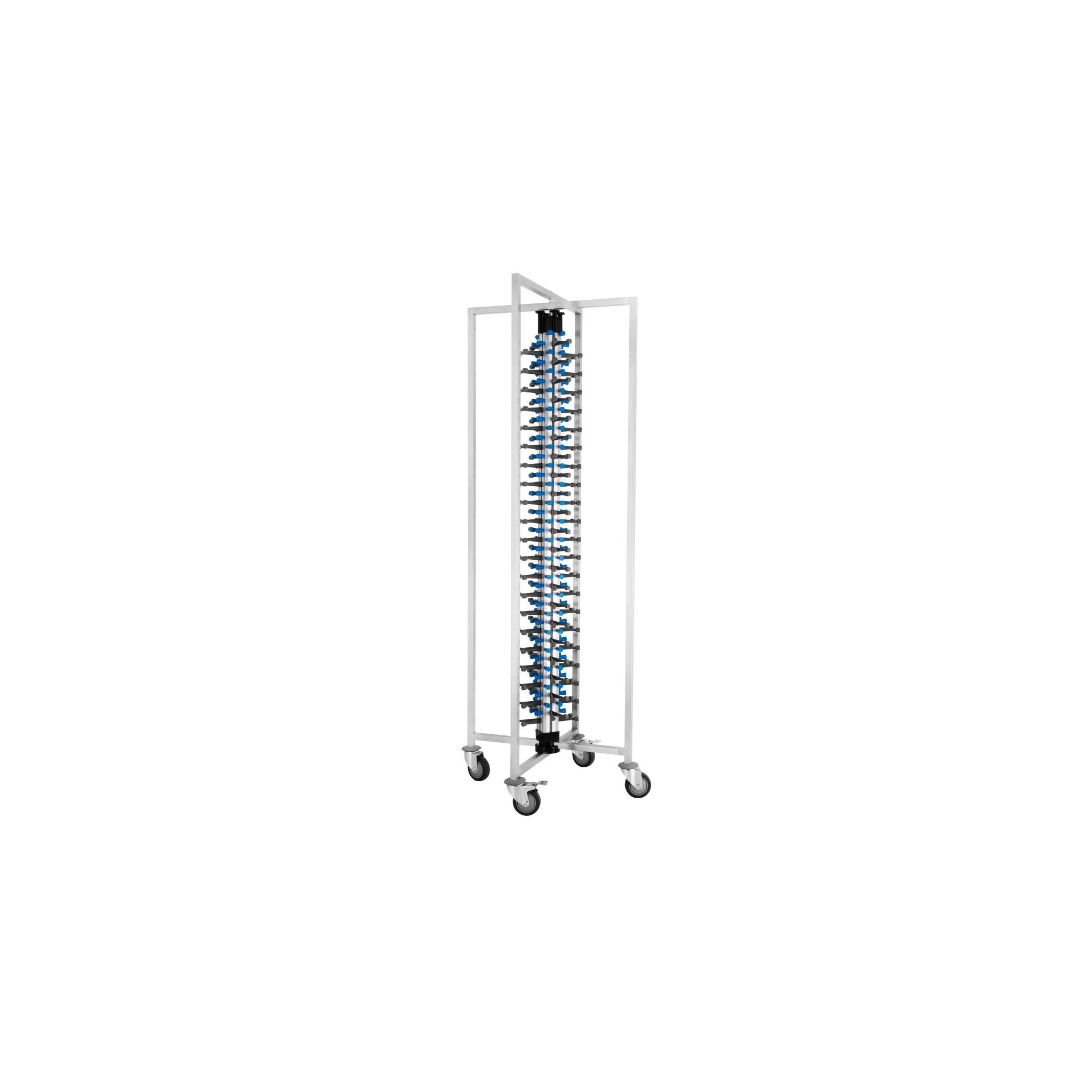 Vogue GK978 Stainless Steel Mobile Plate Rac 84 Plates
