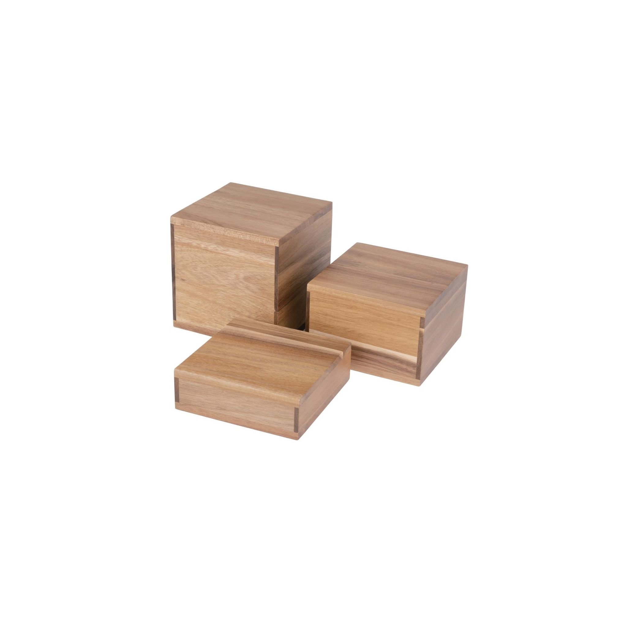 Olympia Acacia DF875 Riser Blocks 50/100/150(H)mm (Set of 3)