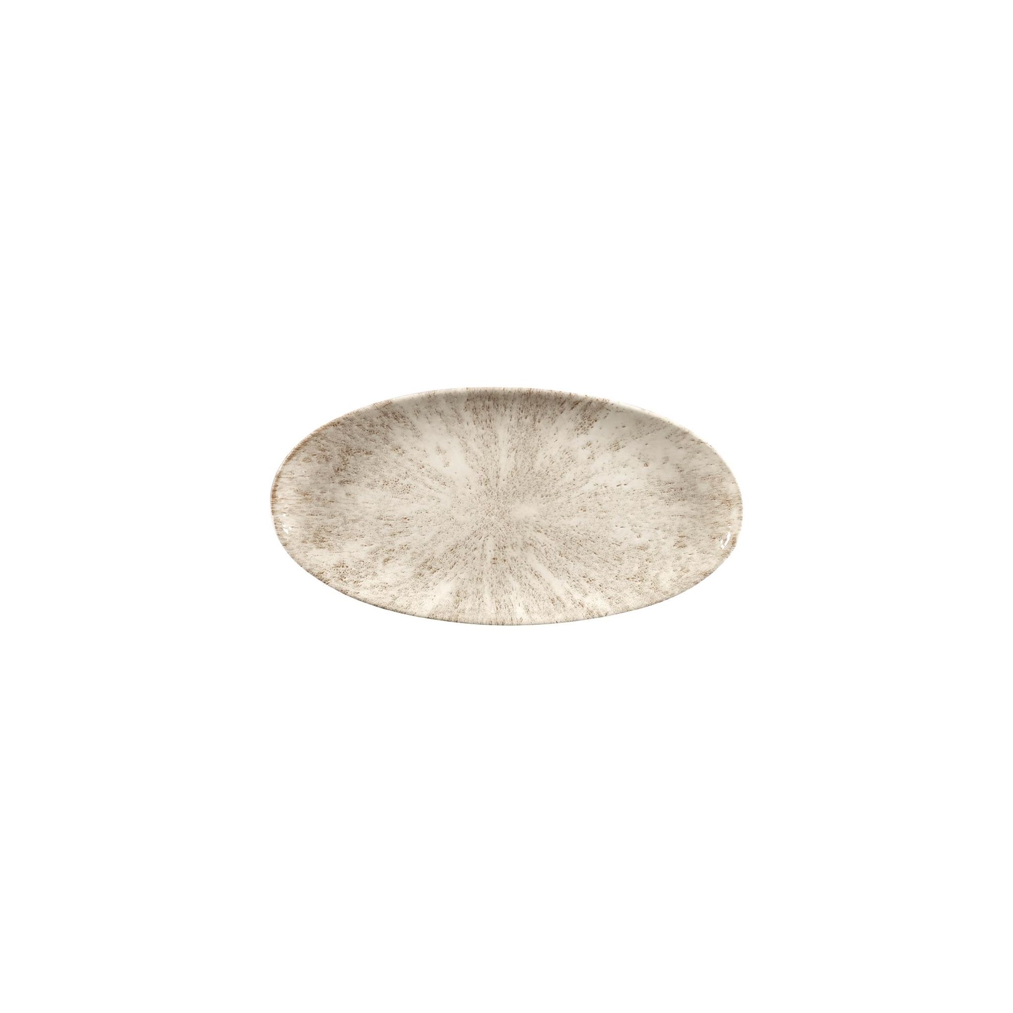 Churchill Studio Prints Stone FC143 Chefs Plates Agate Grey 347 x 173mm (Pack of 6)