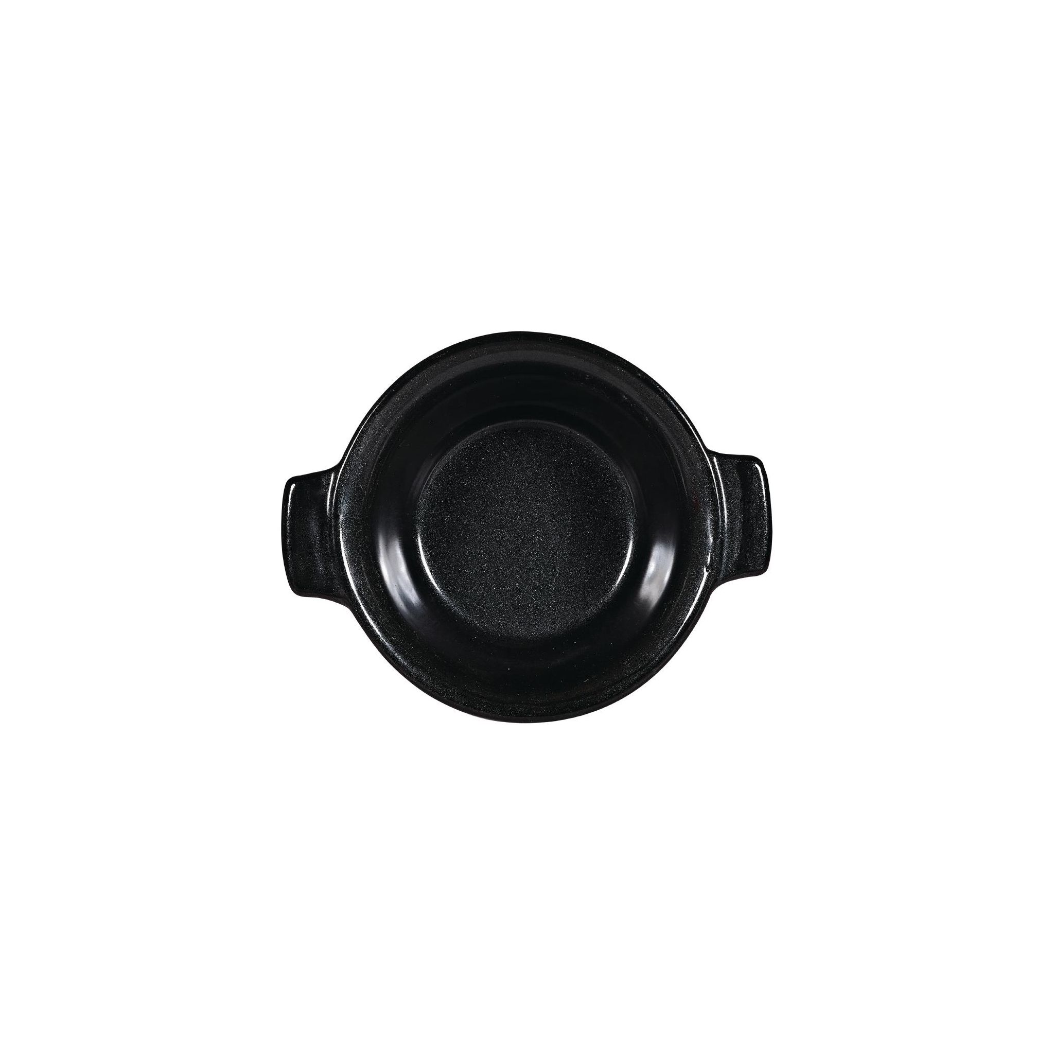 Churchill Art de Cuisine Igneous Stoneware DY926 Black Pie Dishes 140mm (Pack of 6)