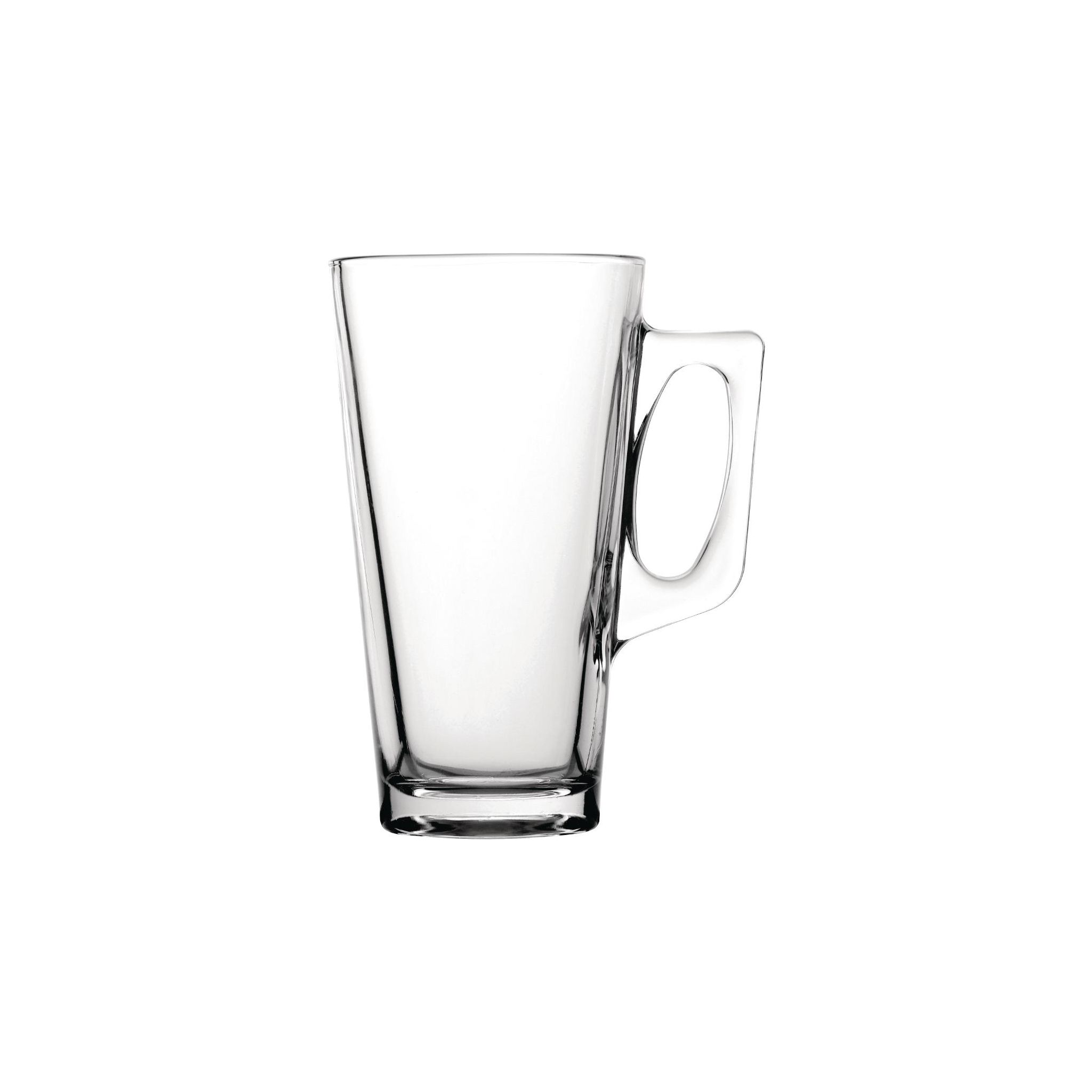 Utopia Conic F859 Glass Coffee Mugs 250ml (Pack of 12)