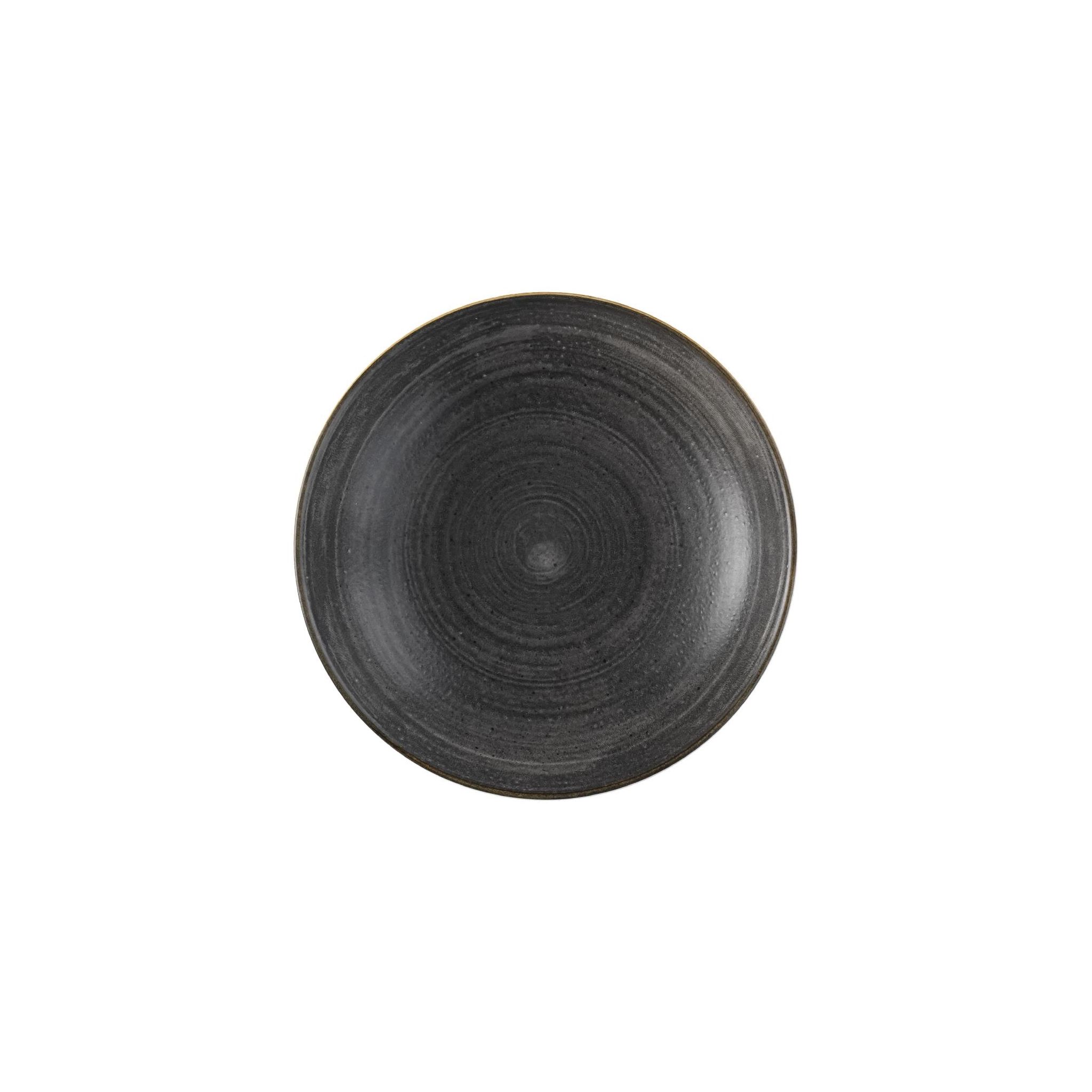 Churchill Stonecast Raw Evolve FS840 Coupe Bowls Black 248mm (Pack of 12)