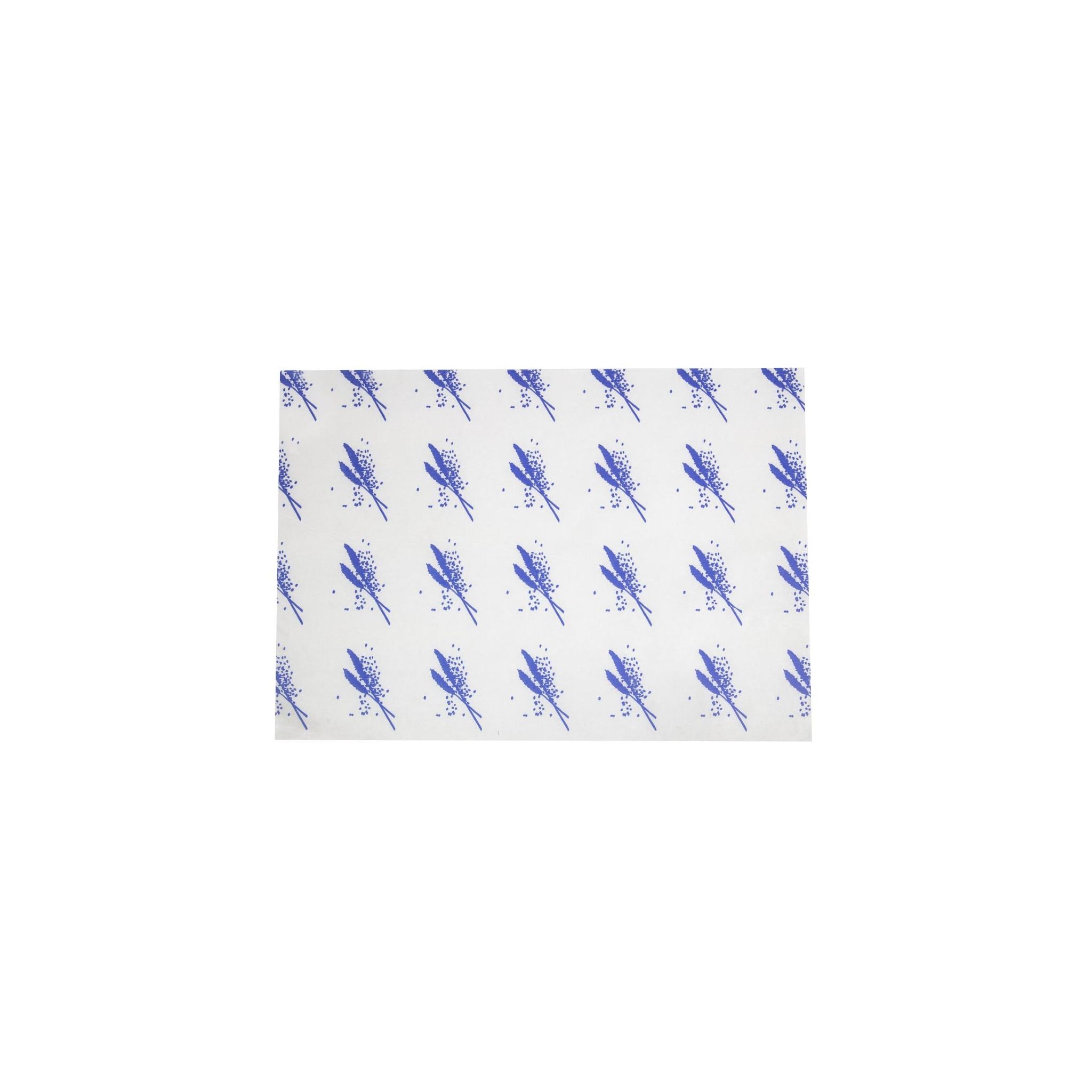 Non Branded GH037 Burger Wrapping Paper Sheets Blue 245 x 300mm (Pack of 1000)