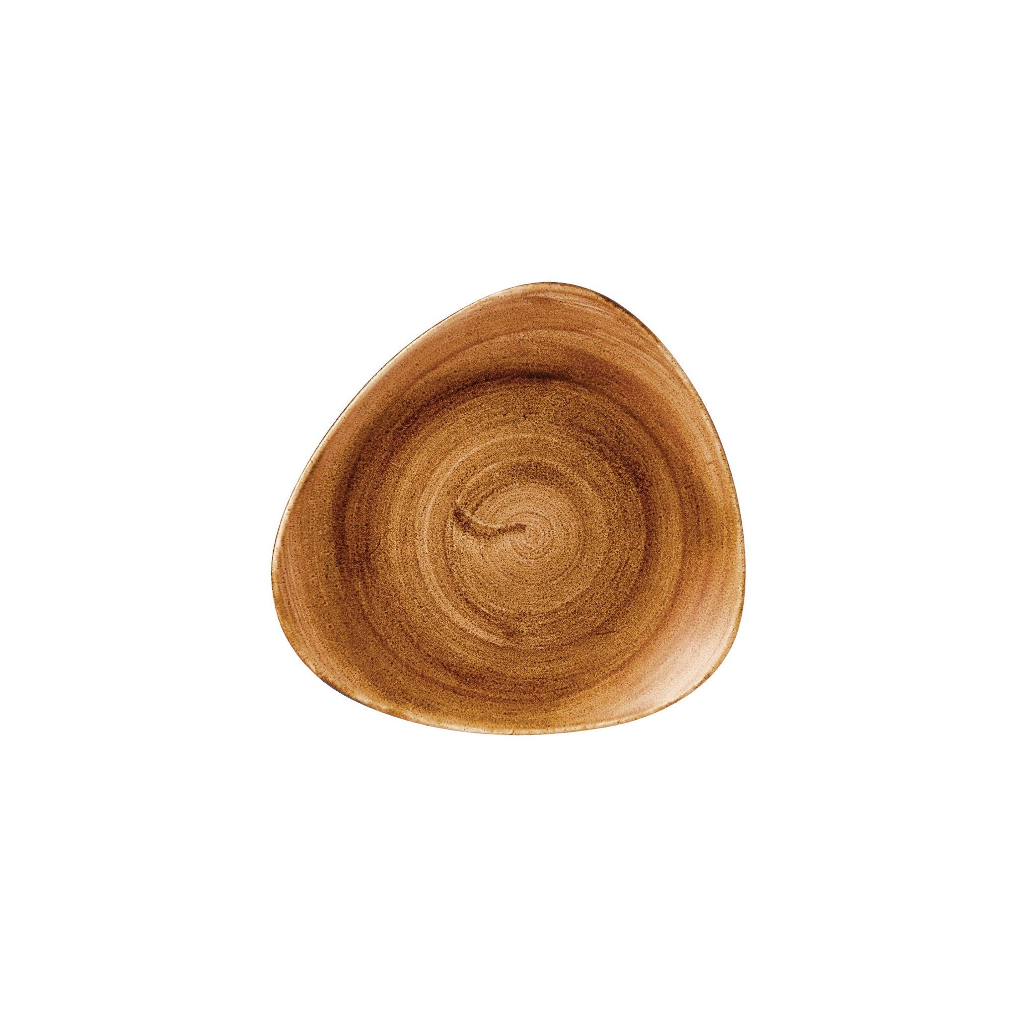 Churchill Stonecast Patina FD872 Lotus Plates Vintage Copper 254mm (Pack of 12)