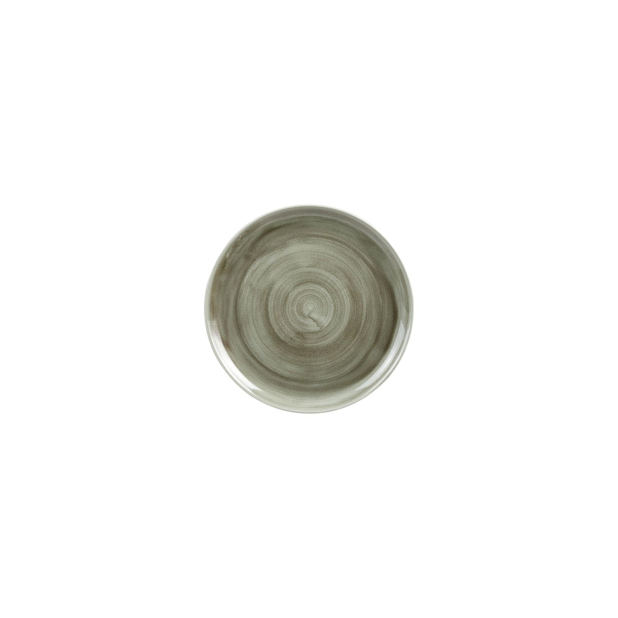 Churchill Stonecast Patina HC805 Antique Coupe Round Plates Green 324mm (Pack of 6)