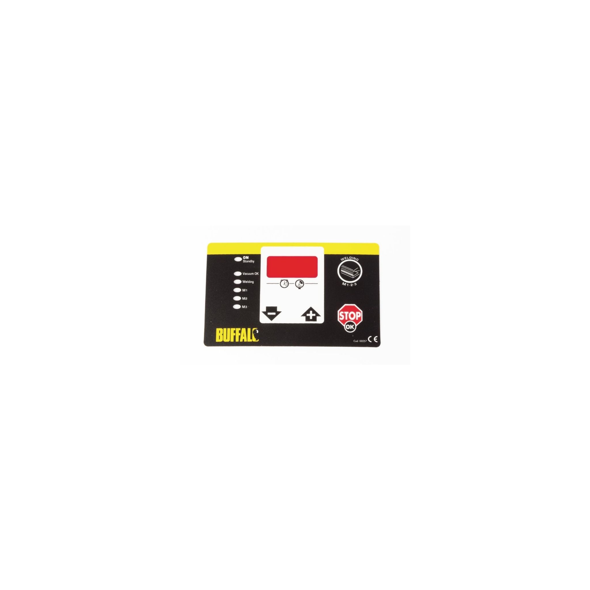 Buffalo AG047 Control Panel Adhesive Label for CC771 Vacuum Pack Machine