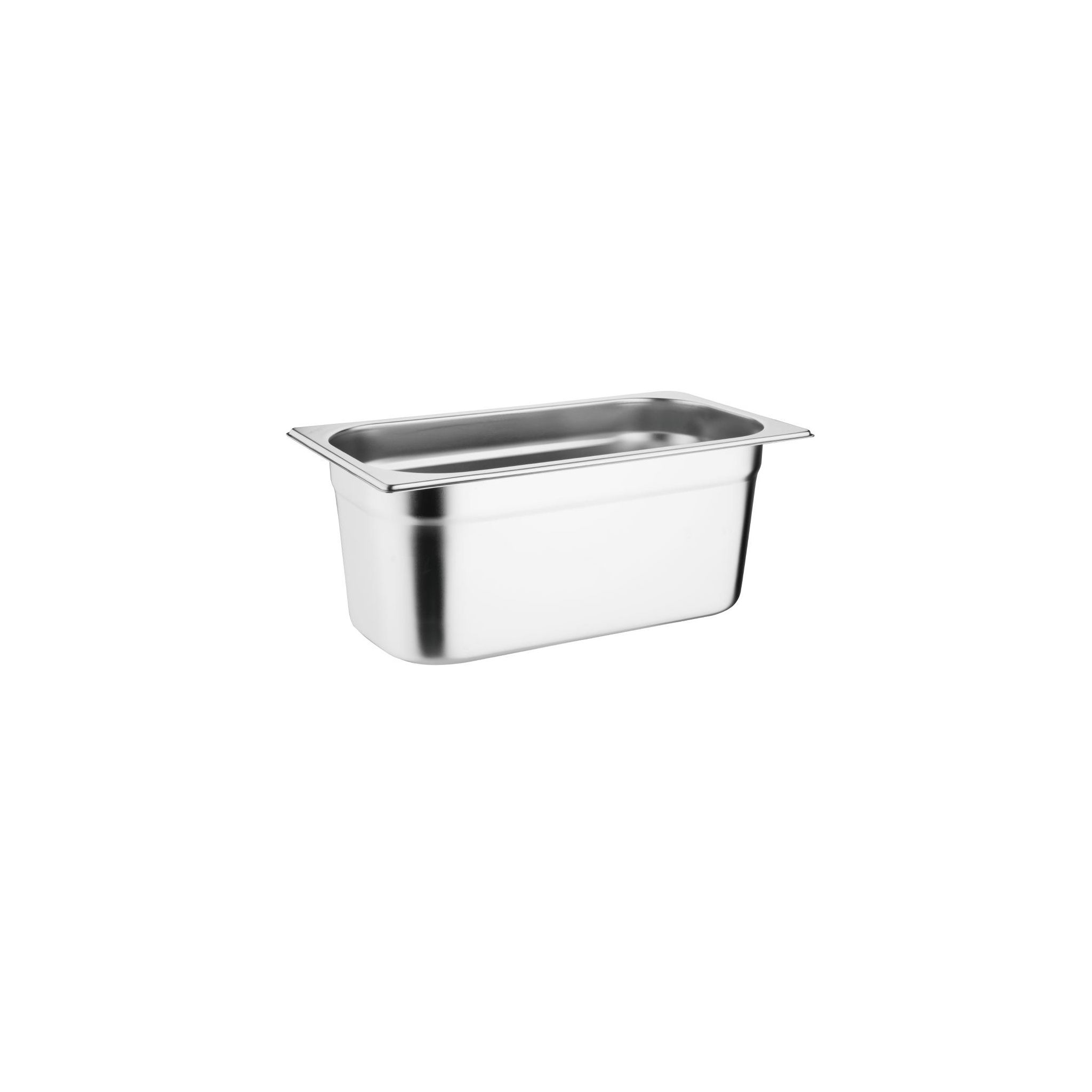Vogue S728 Stainless Steel Gastronorm Tray Set 8 x 1/3 100mm (Pack of 8)