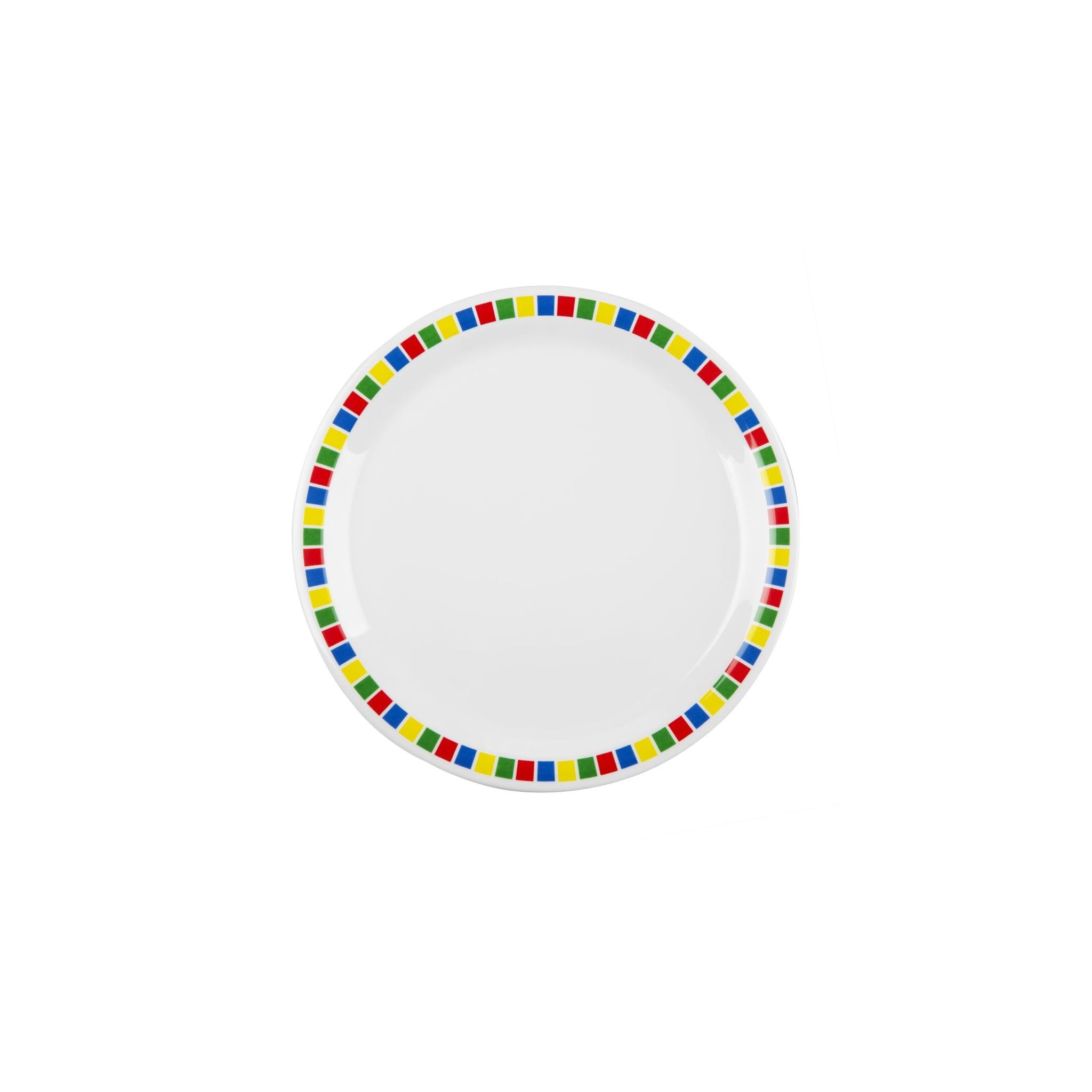 Olympia Kristallon Fairground DP981 Melamine Dinner Plates 230mm (Pack of 12)