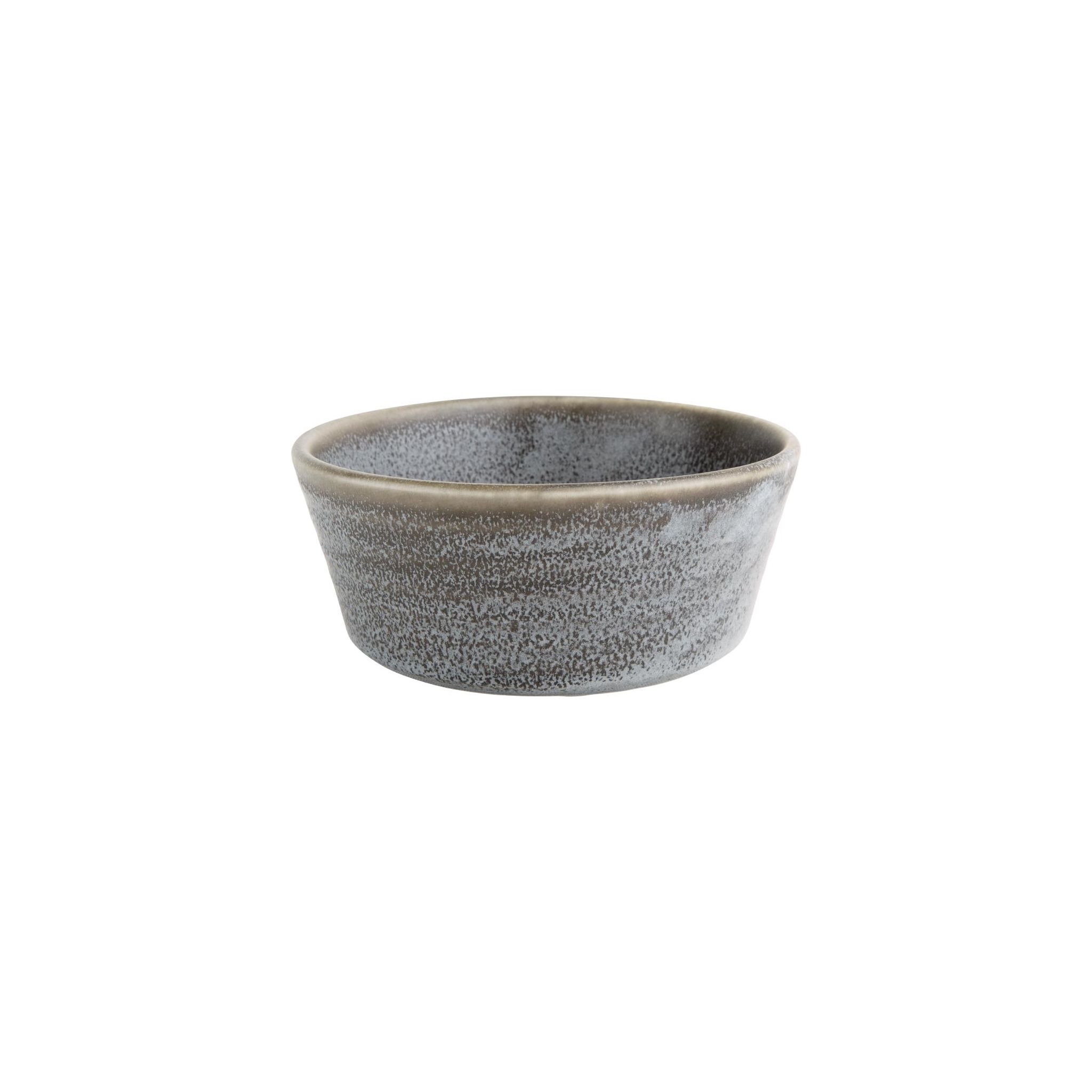 Olympia Cavolo FD918 Flat Round Bowls Charcoal Dusk 143mm (Pack of 6)