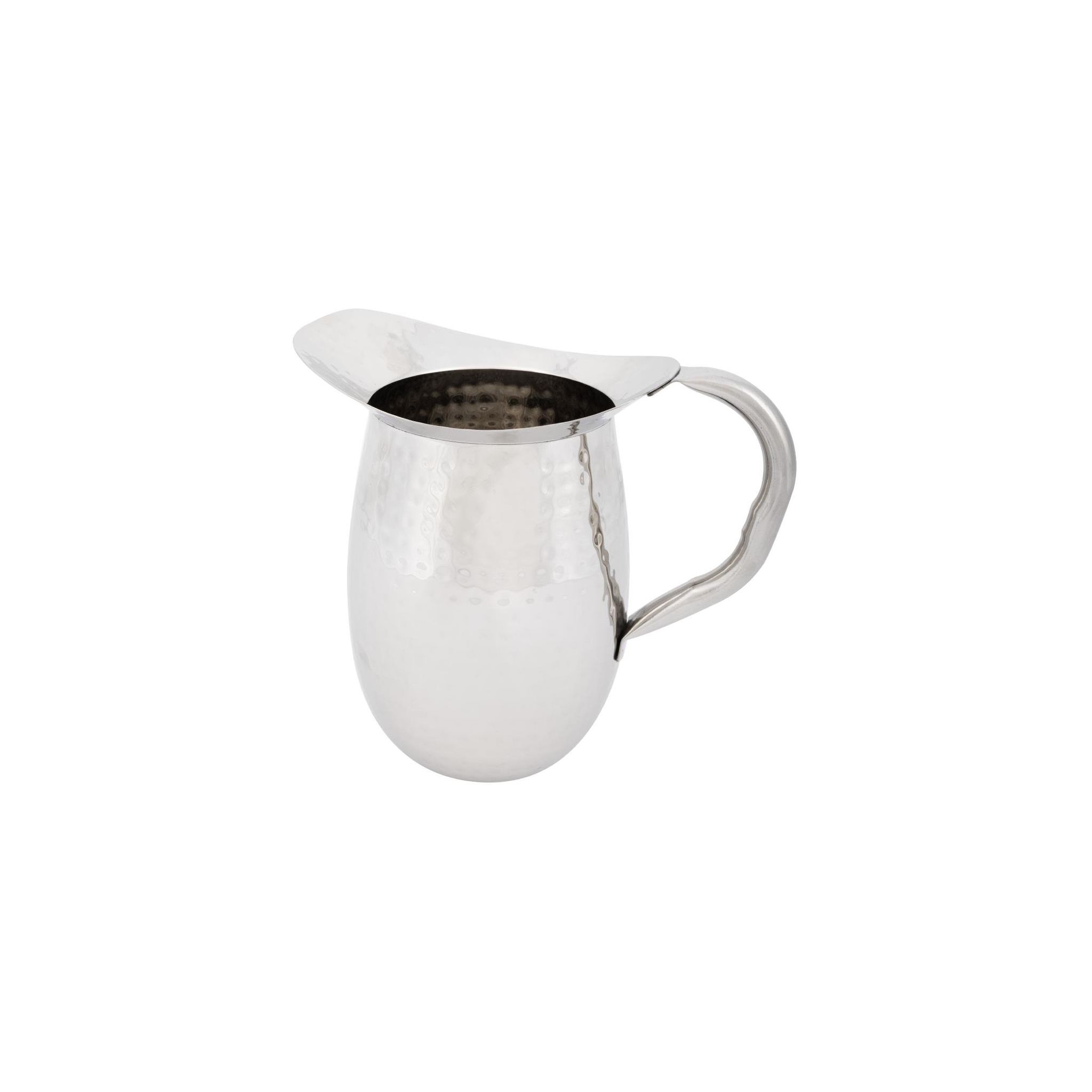 Olympia FU286 Stainless Steel Hammered Pitcher 2 Ltr