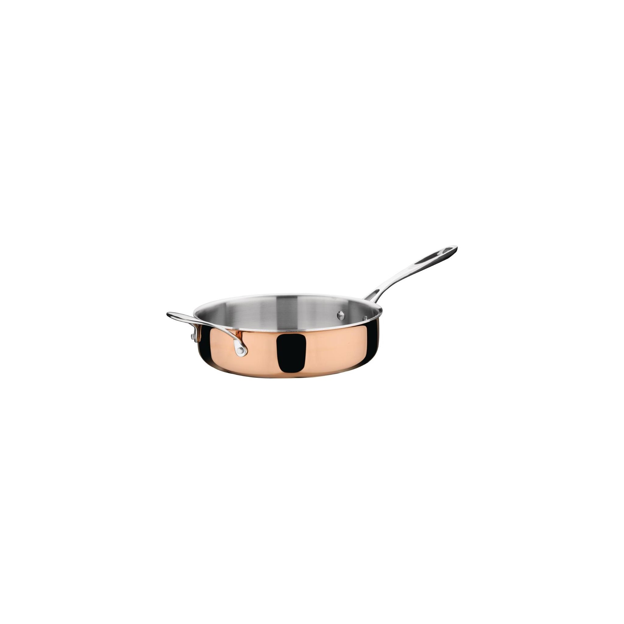 Vogue CM676 Copper Tri Wall Sauté Pan 240mm