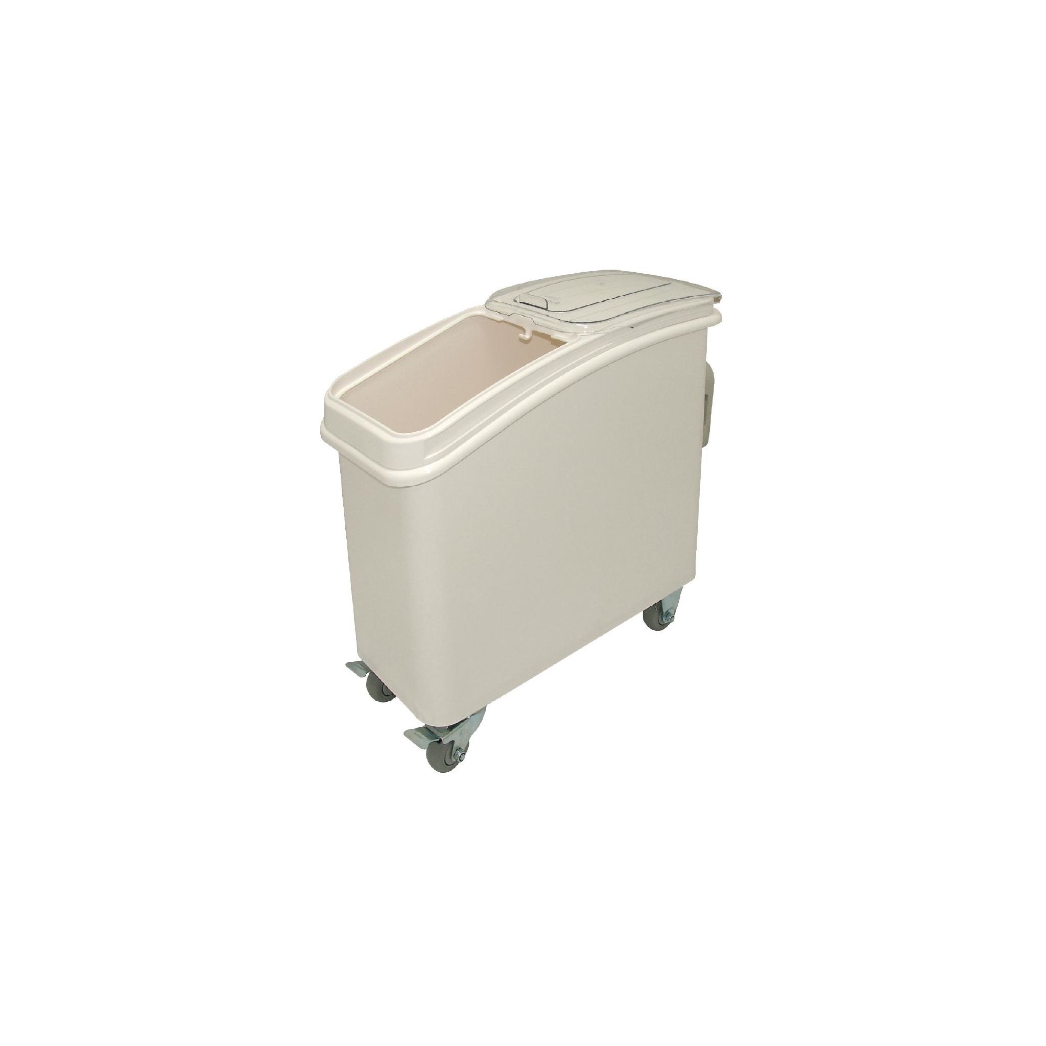 Vogue GD027 Polypropylene Ingredient Bin with Scoop White 102 Ltr