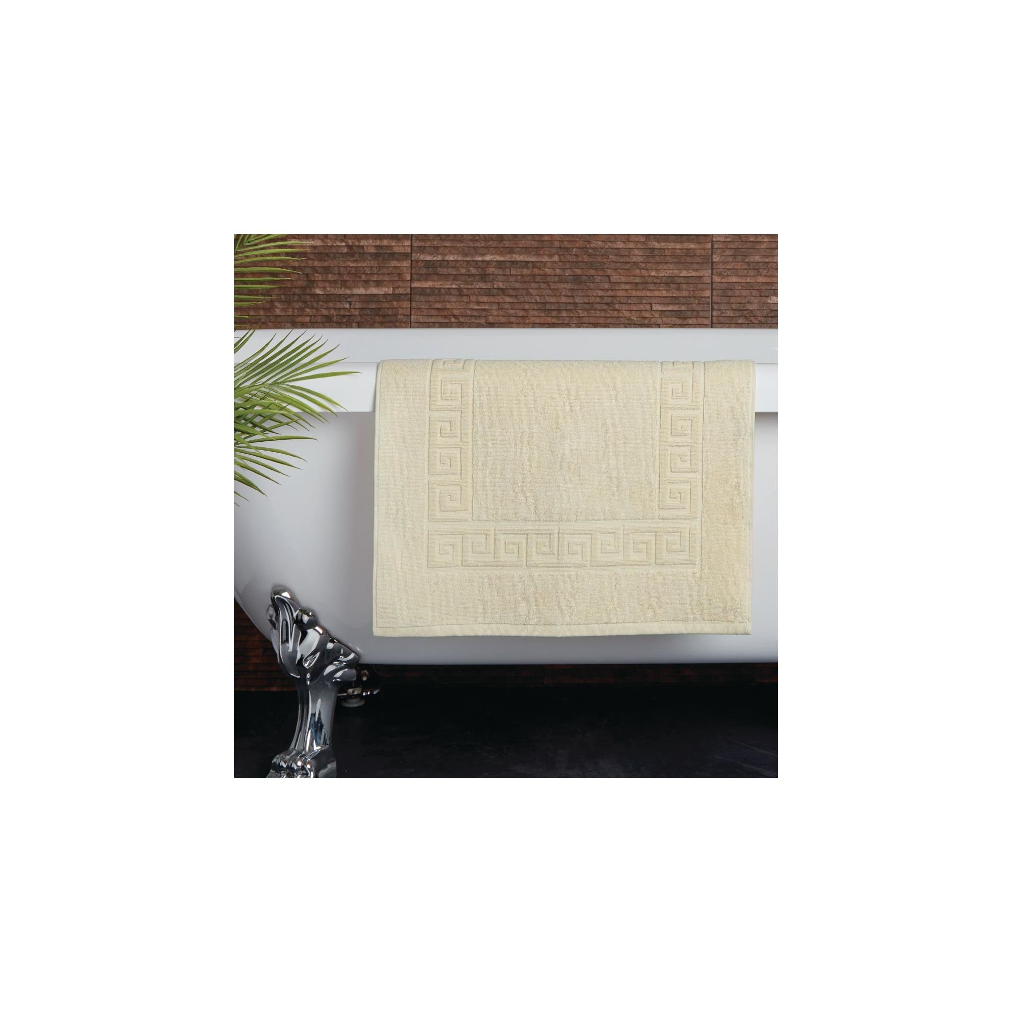 Mitre Essentials Nova GW358 Bath Mat Cream