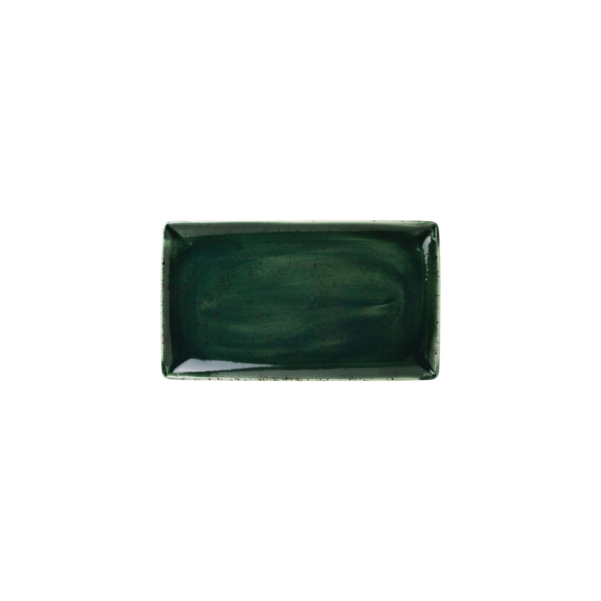 Steelite Vesuvius VV1859 Rectangle Three Burnt Emerald 330 x 190mm (Pack of 12)