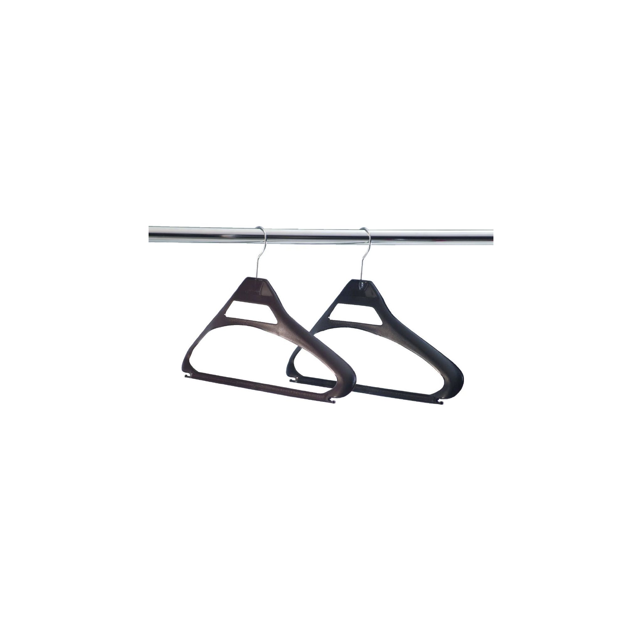 Commercial Hangers U599 Black Polypropylene Hangers (Pack of 100)