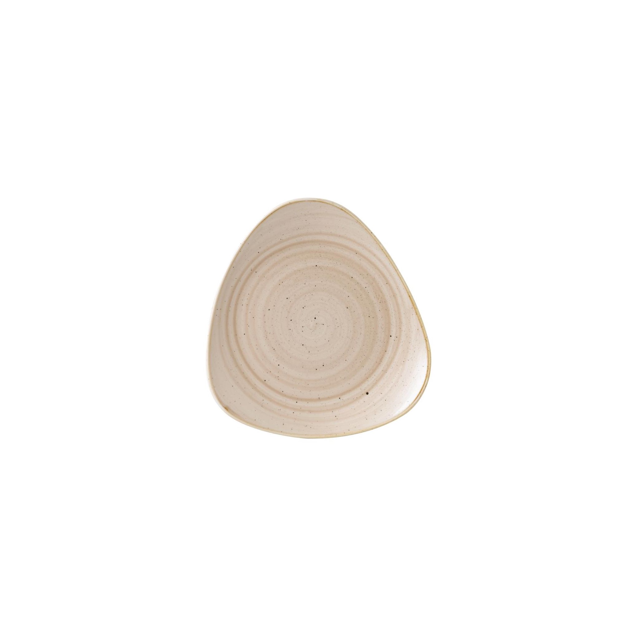 Churchill Stonecast GR939 Triangle Plates Nutmeg Cream 311mm (Pack of 6)